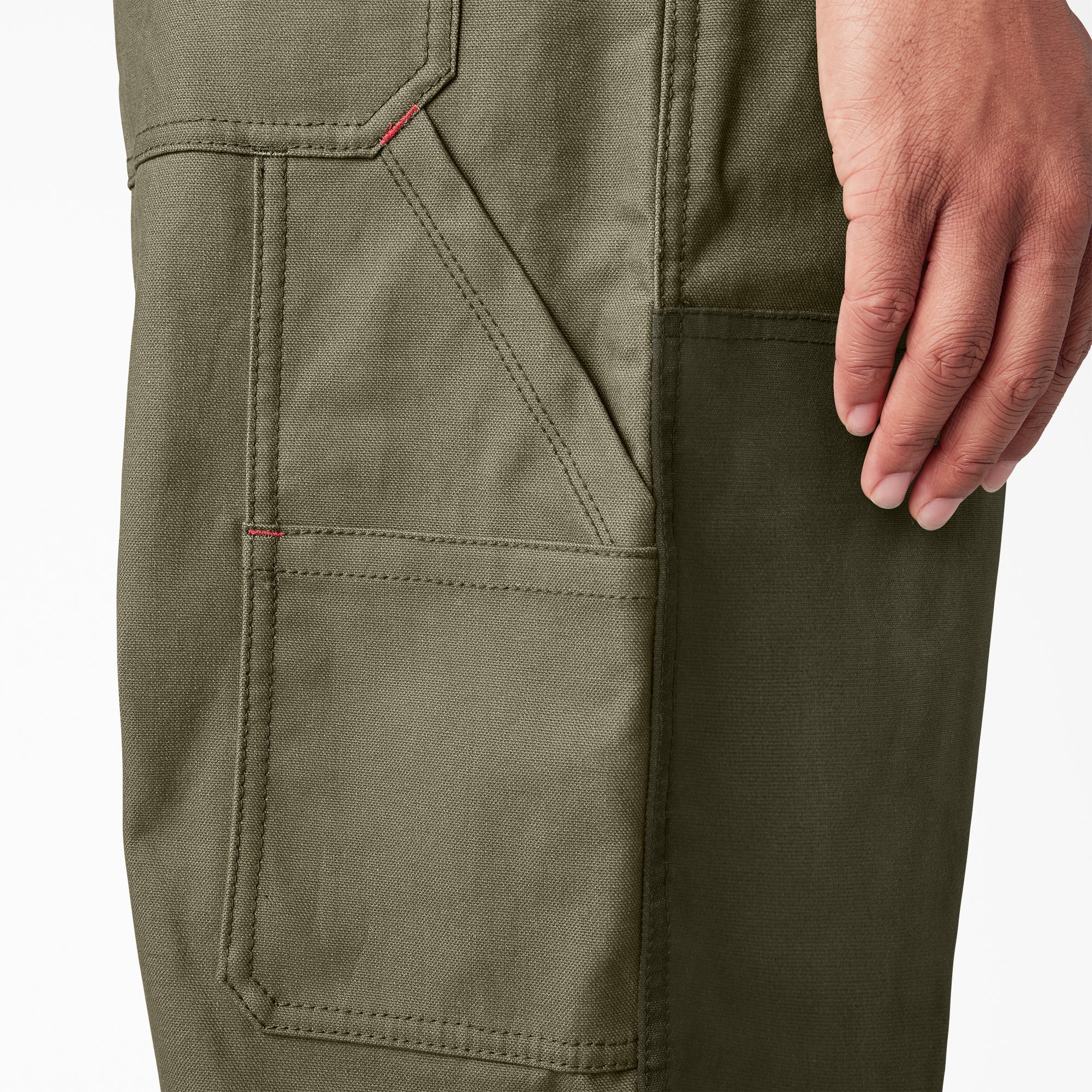 Waxed Canvas Double Front Bib Overalls