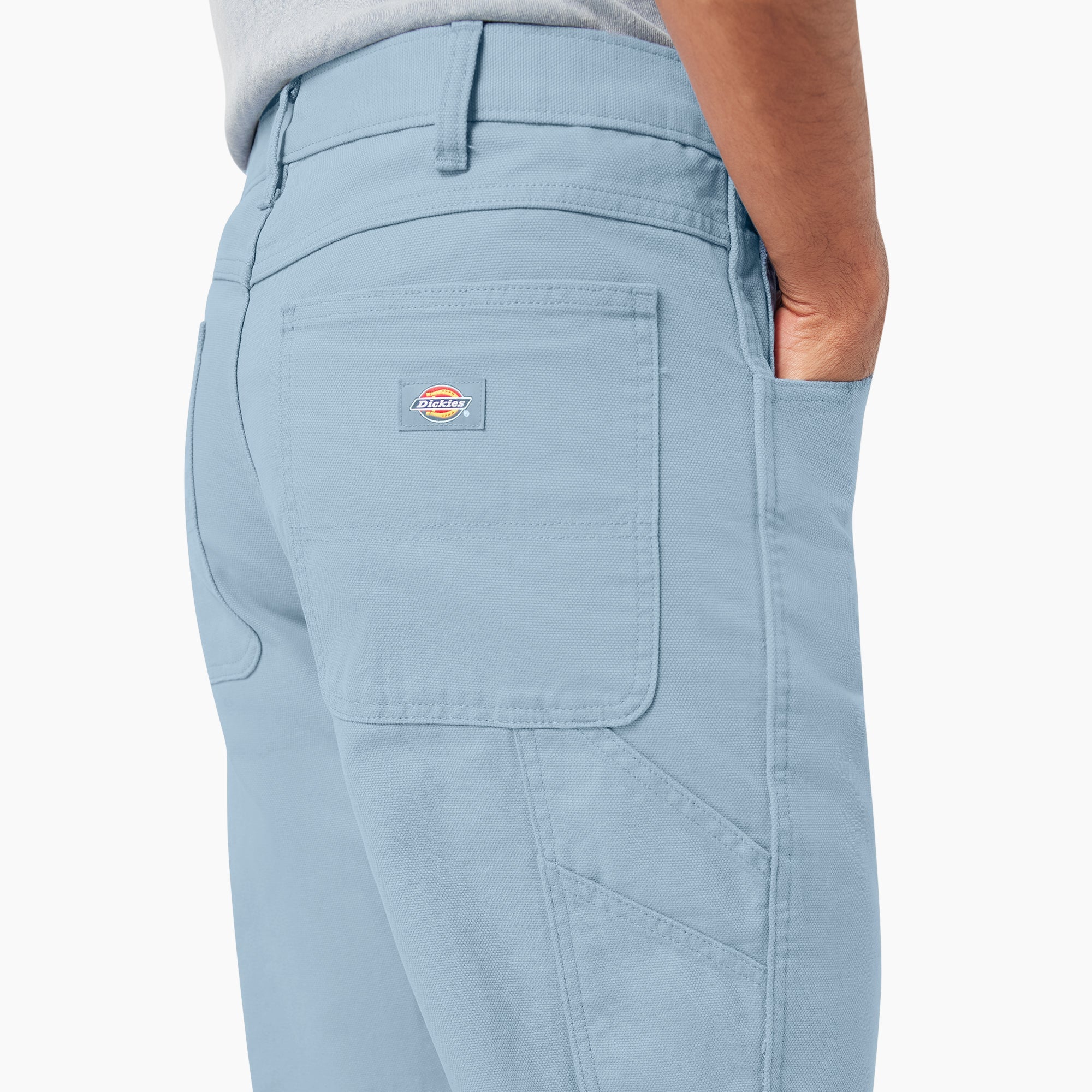Relaxed Fit Stonewashed Duck Carpenter Pants