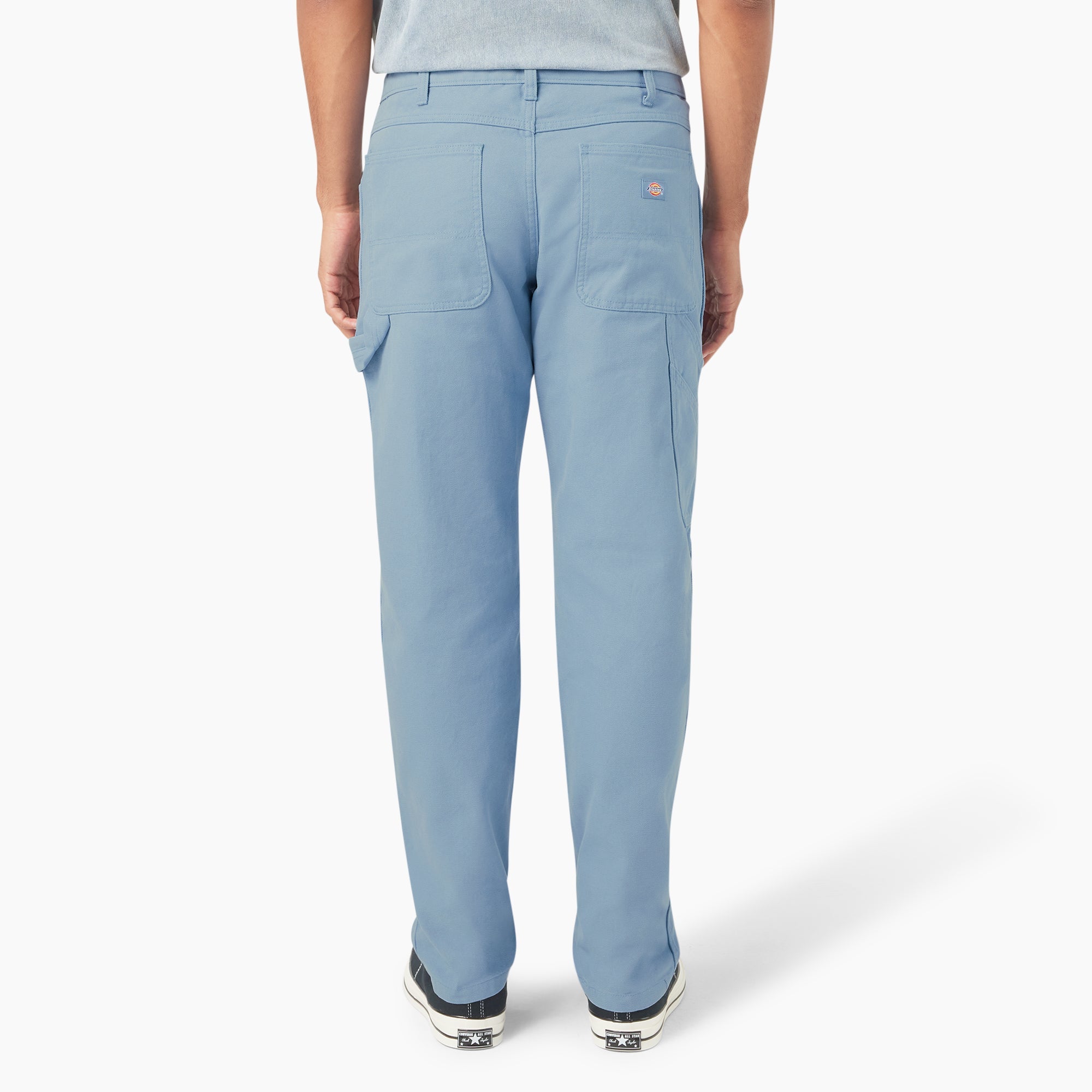 Relaxed Fit Stonewashed Duck Carpenter Pants