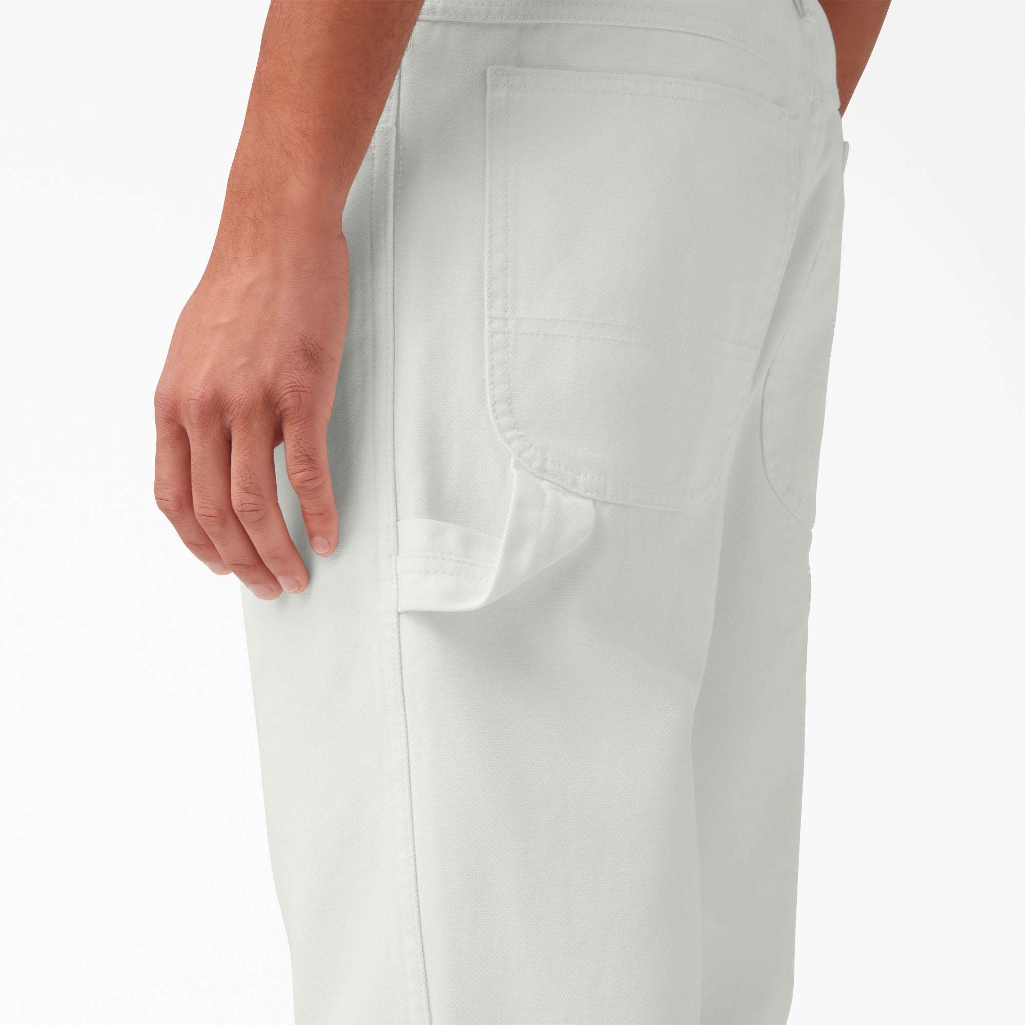 Relaxed Fit Stonewashed Duck Carpenter Pants