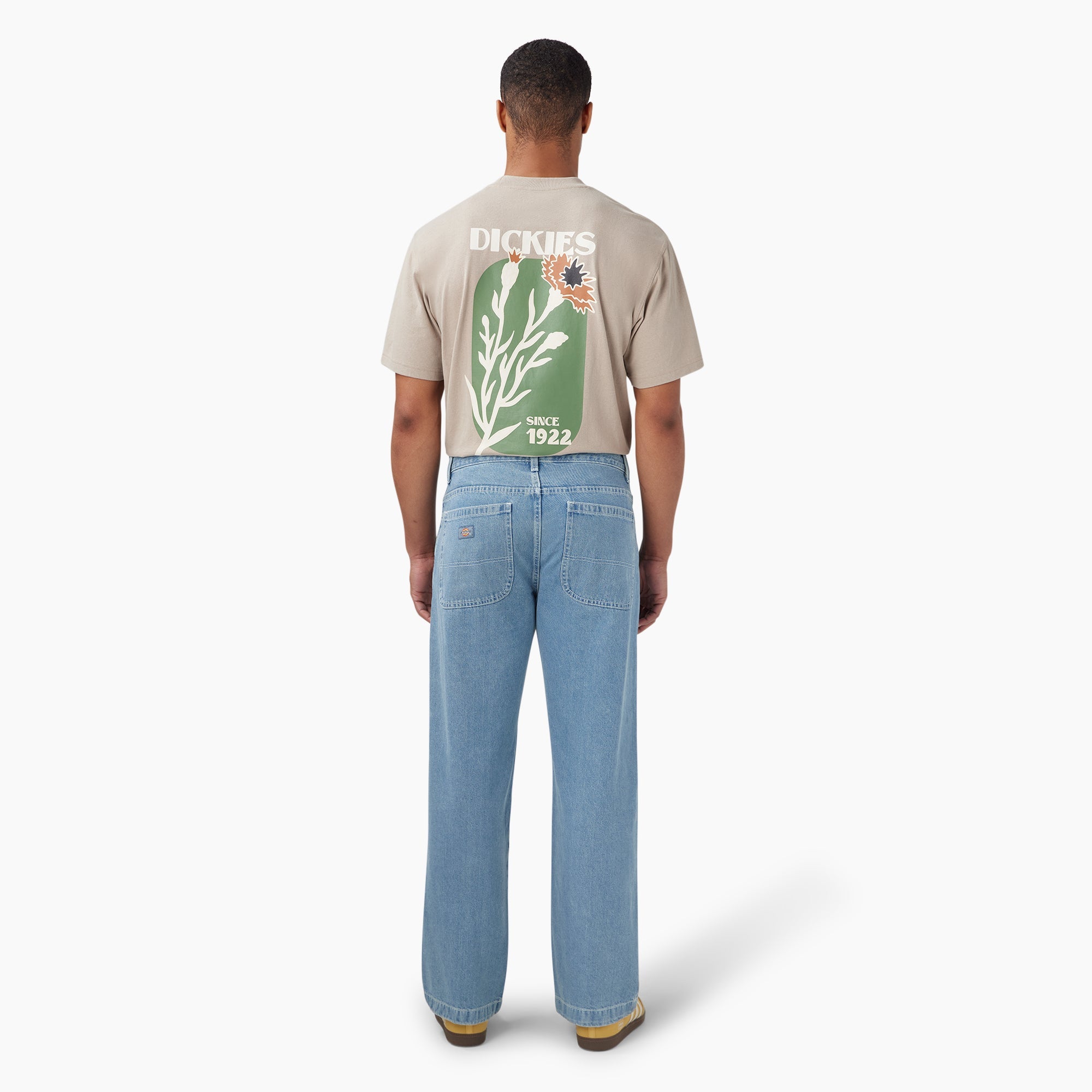 Loose Fit Double Knee Jeans