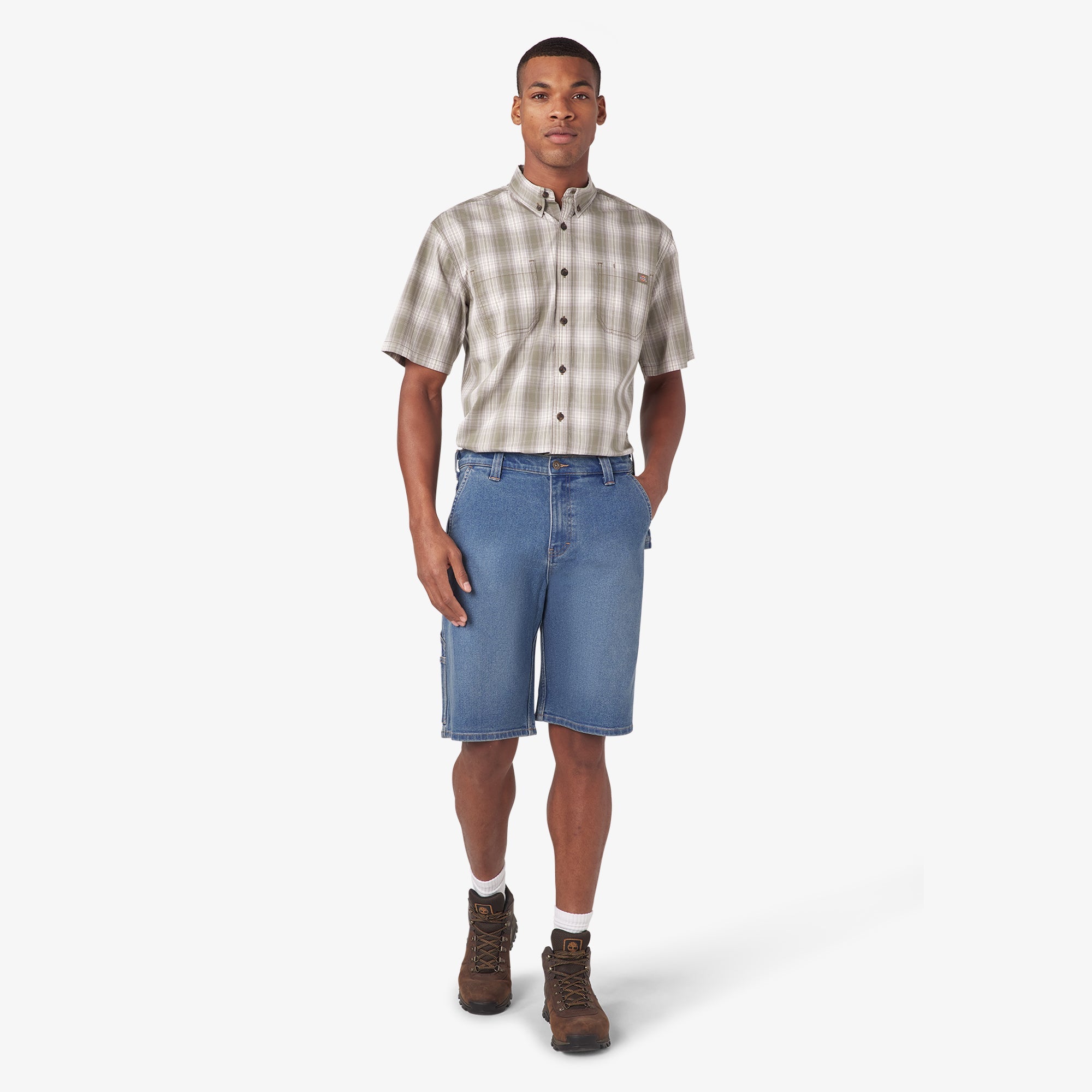 Denim Utility Shorts, 11"