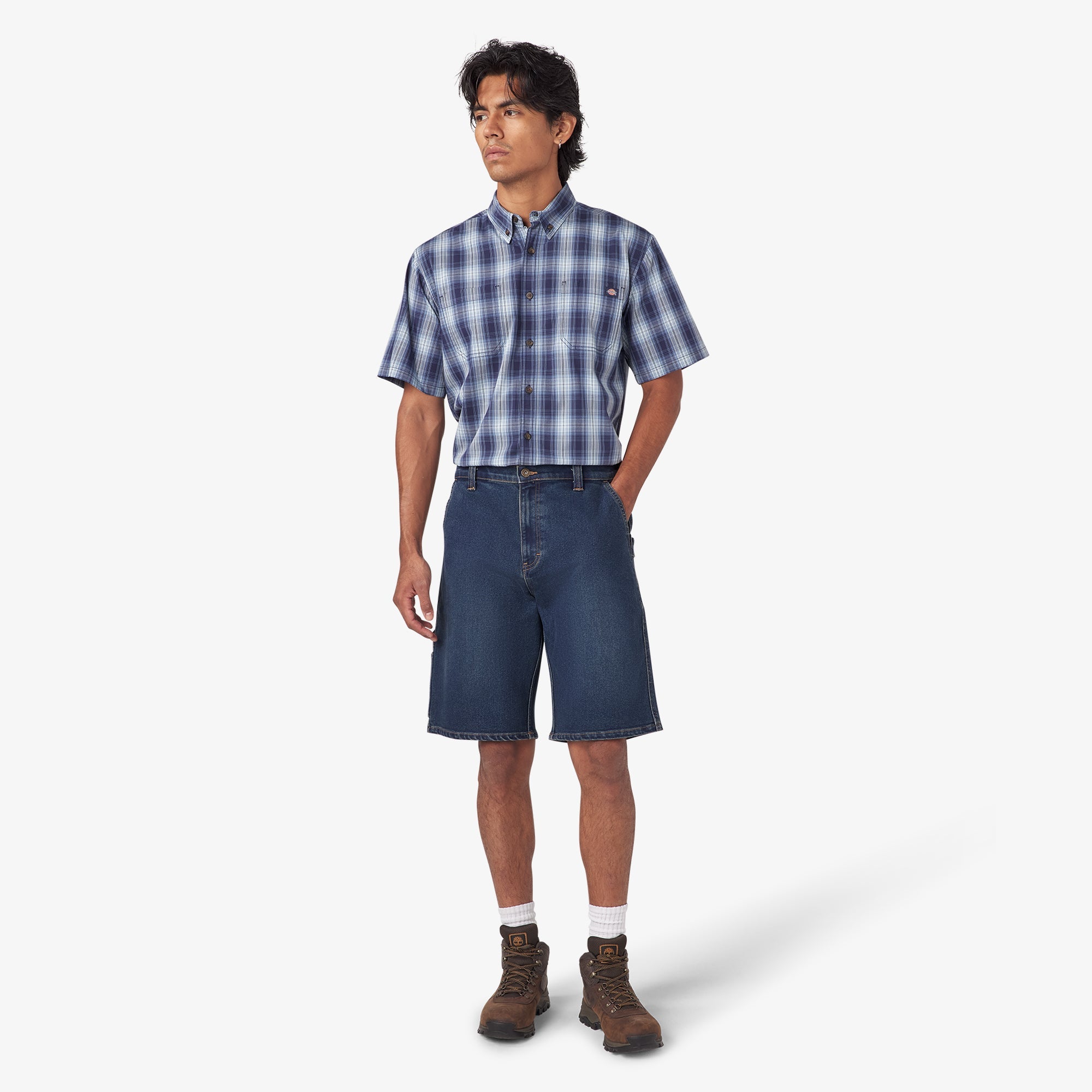 Denim Utility Shorts, 11"