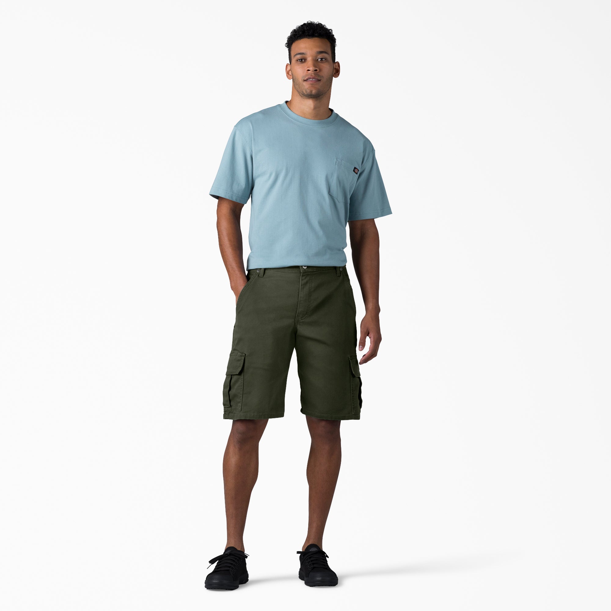 FLEX Relaxed Fit Duck Cargo Shorts, 11"