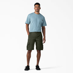 FLEX Relaxed Fit Duck Cargo Shorts, 11"