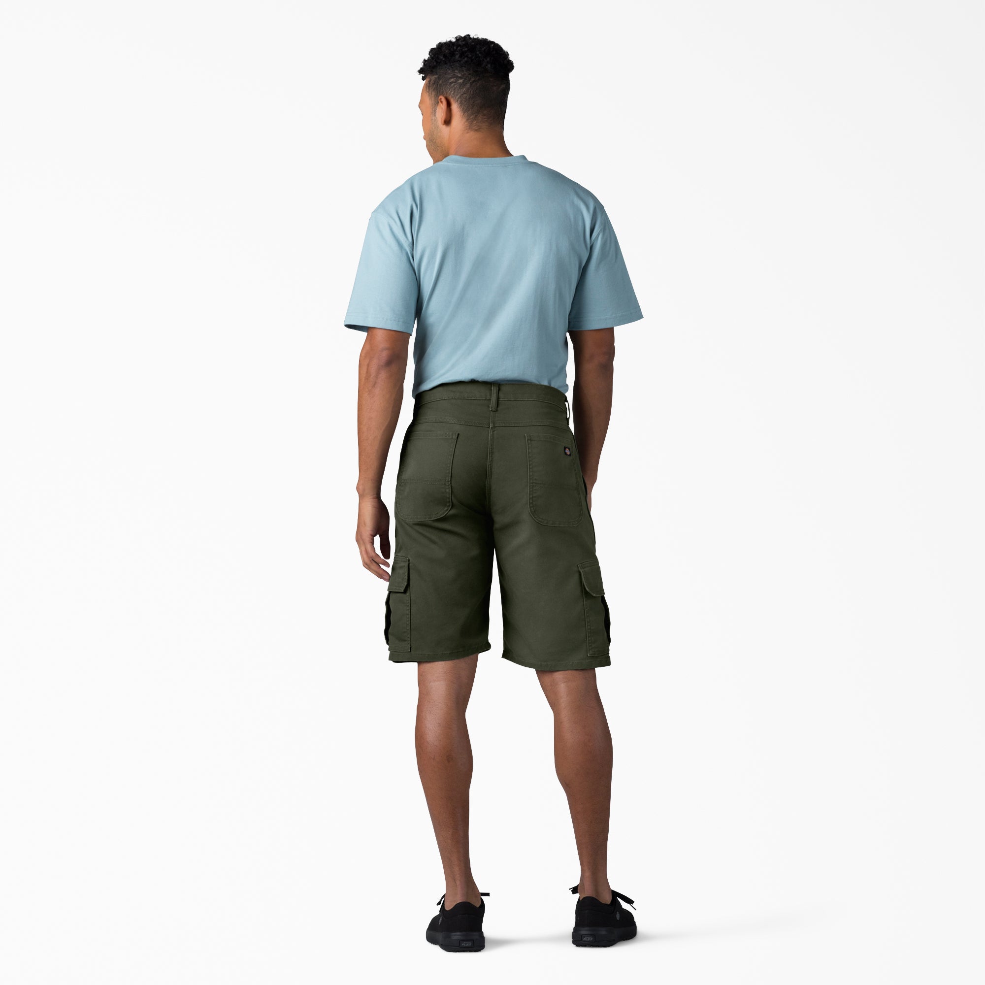 FLEX Relaxed Fit Duck Cargo Shorts, 11"