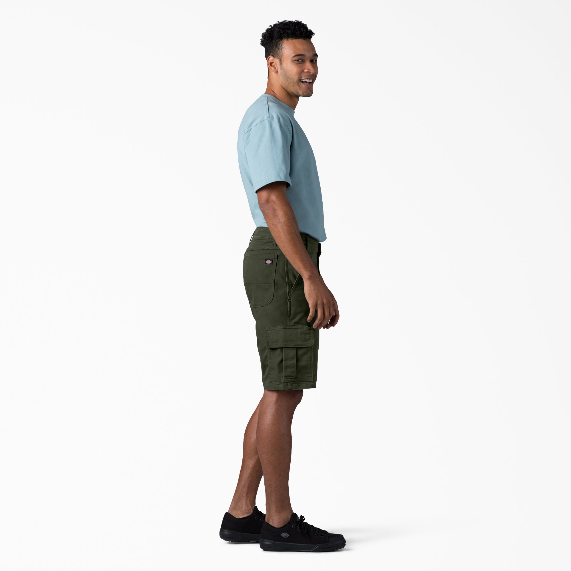 FLEX Relaxed Fit Duck Cargo Shorts, 11"