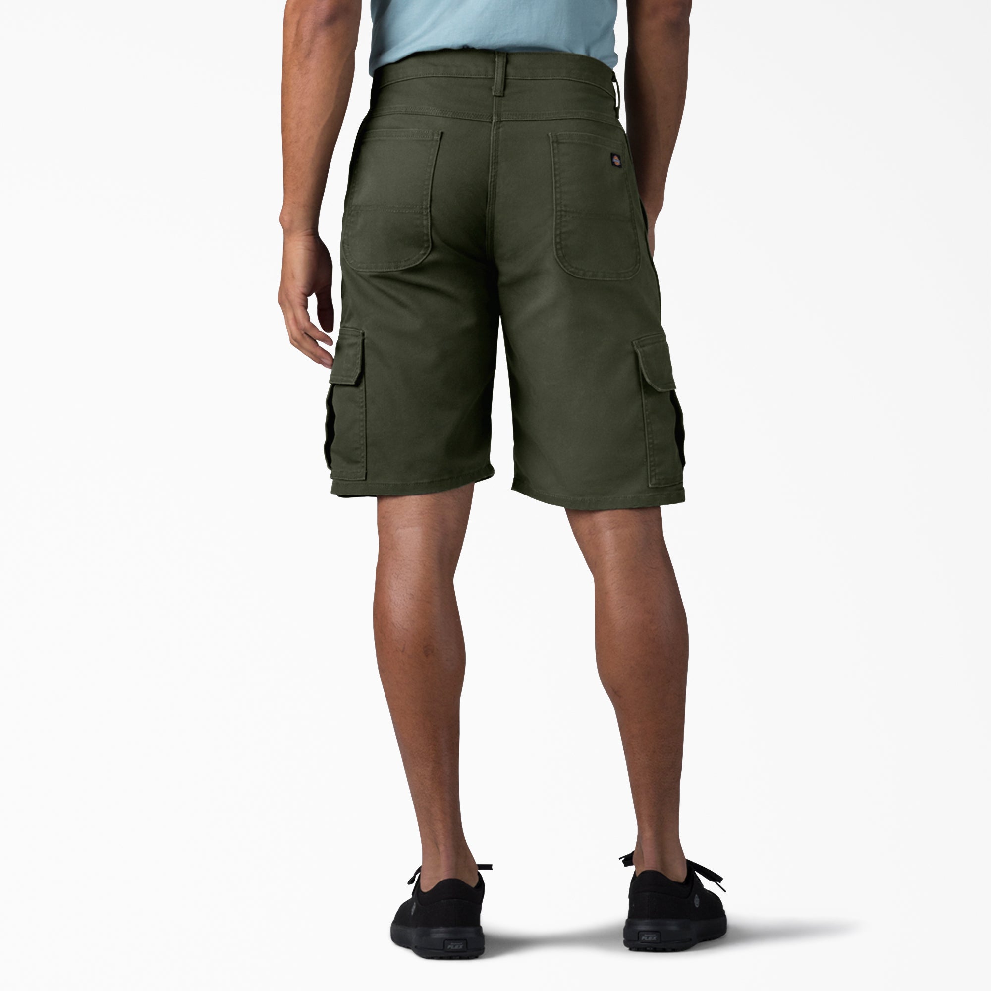 FLEX Relaxed Fit Duck Cargo Shorts, 11"