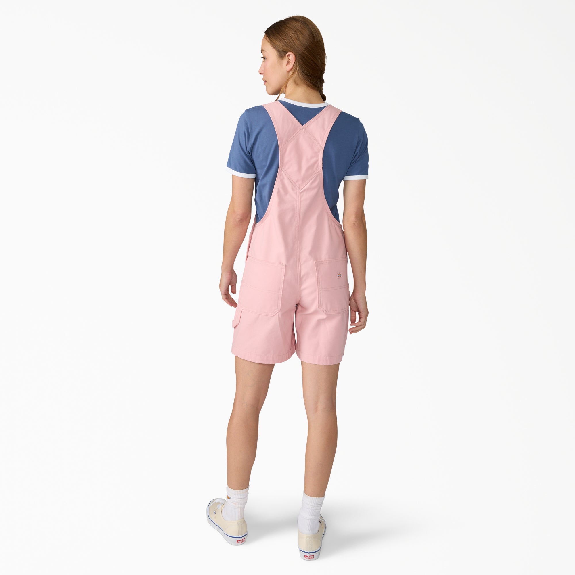 Women's Relaxed Fit Bib Shortalls, 7"