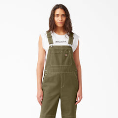 Women's Cropped Carpenter Bib Overalls