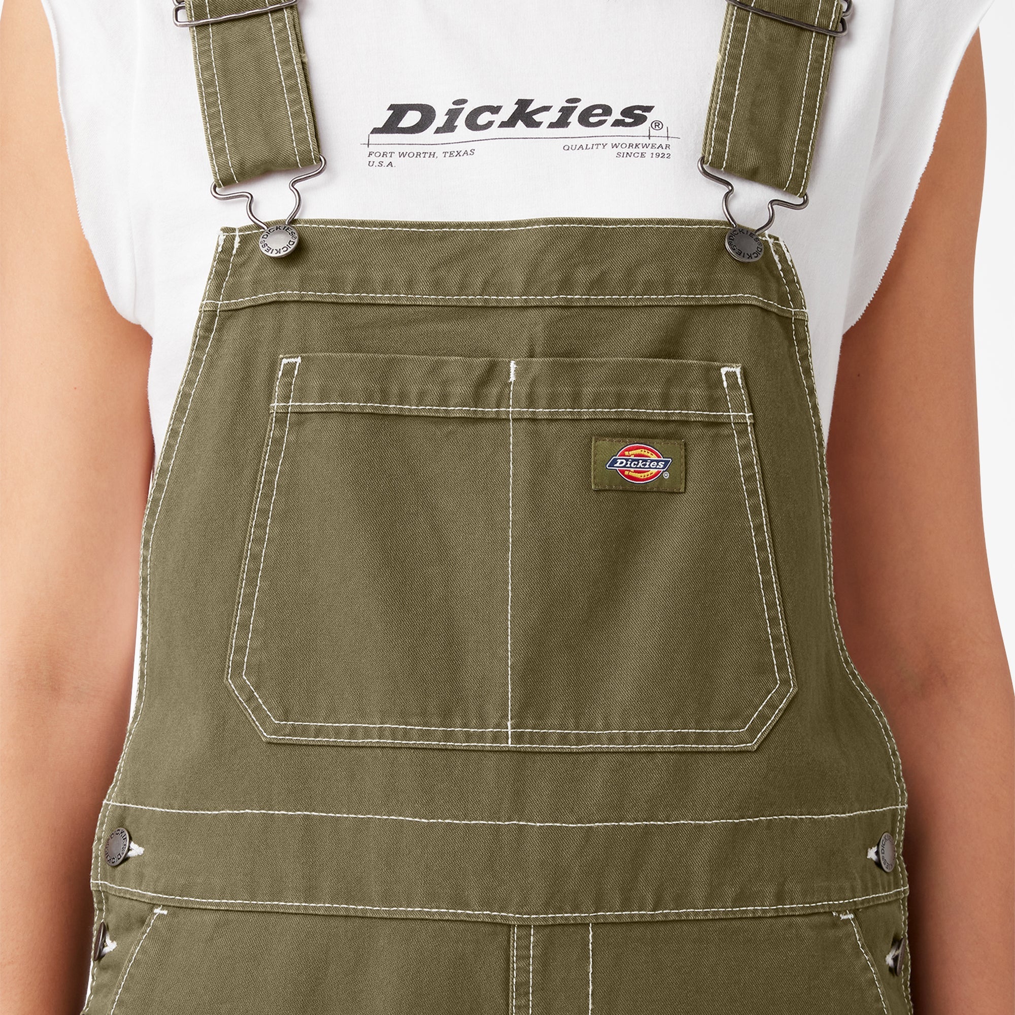 Women's Cropped Carpenter Bib Overalls