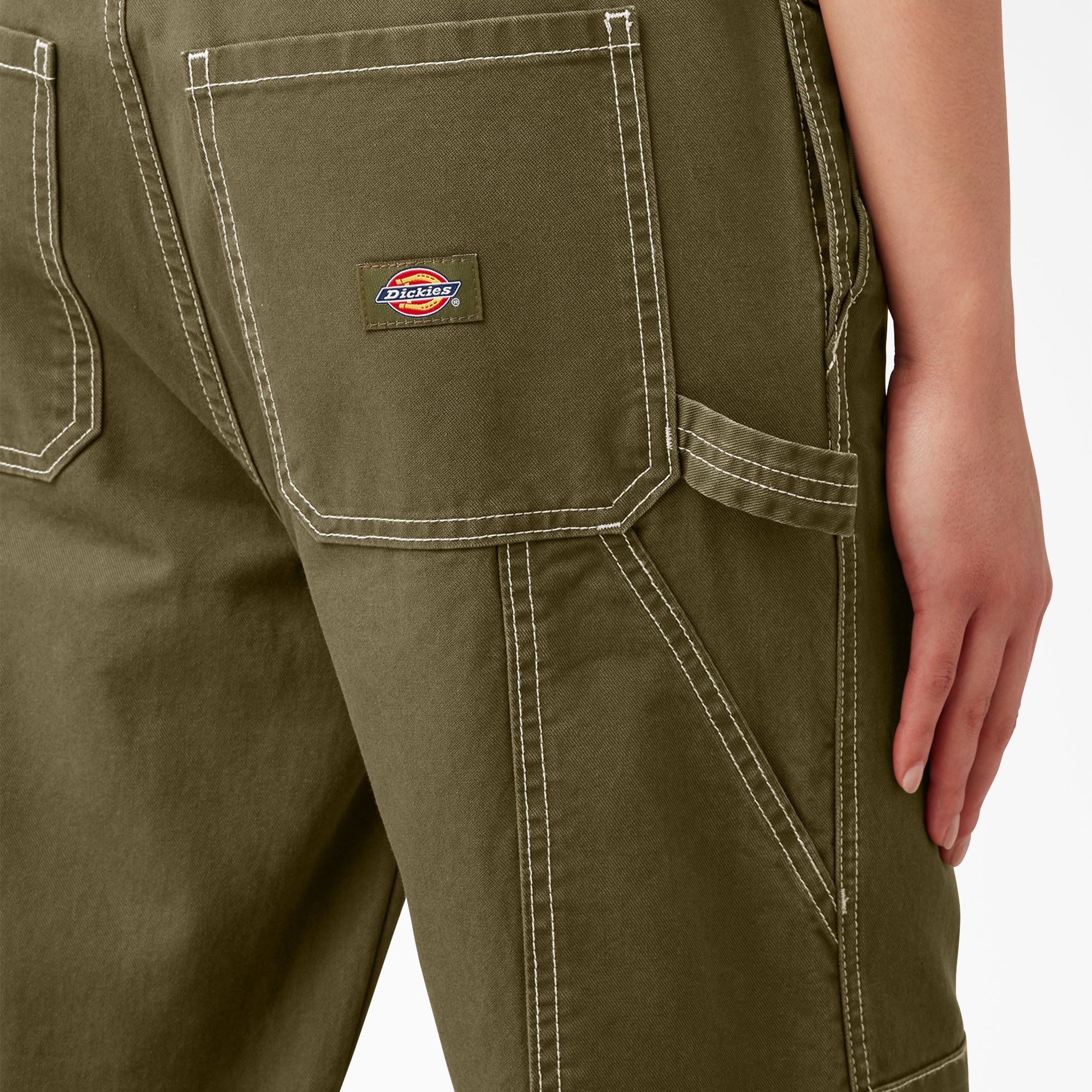 Women's Cropped Carpenter Bib Overalls