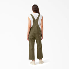 Women's Cropped Carpenter Bib Overalls