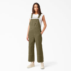 Women's Cropped Carpenter Bib Overalls
