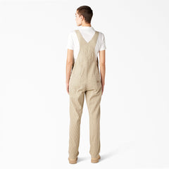 Women's Regular Fit Hickory Stripe Bib Overalls