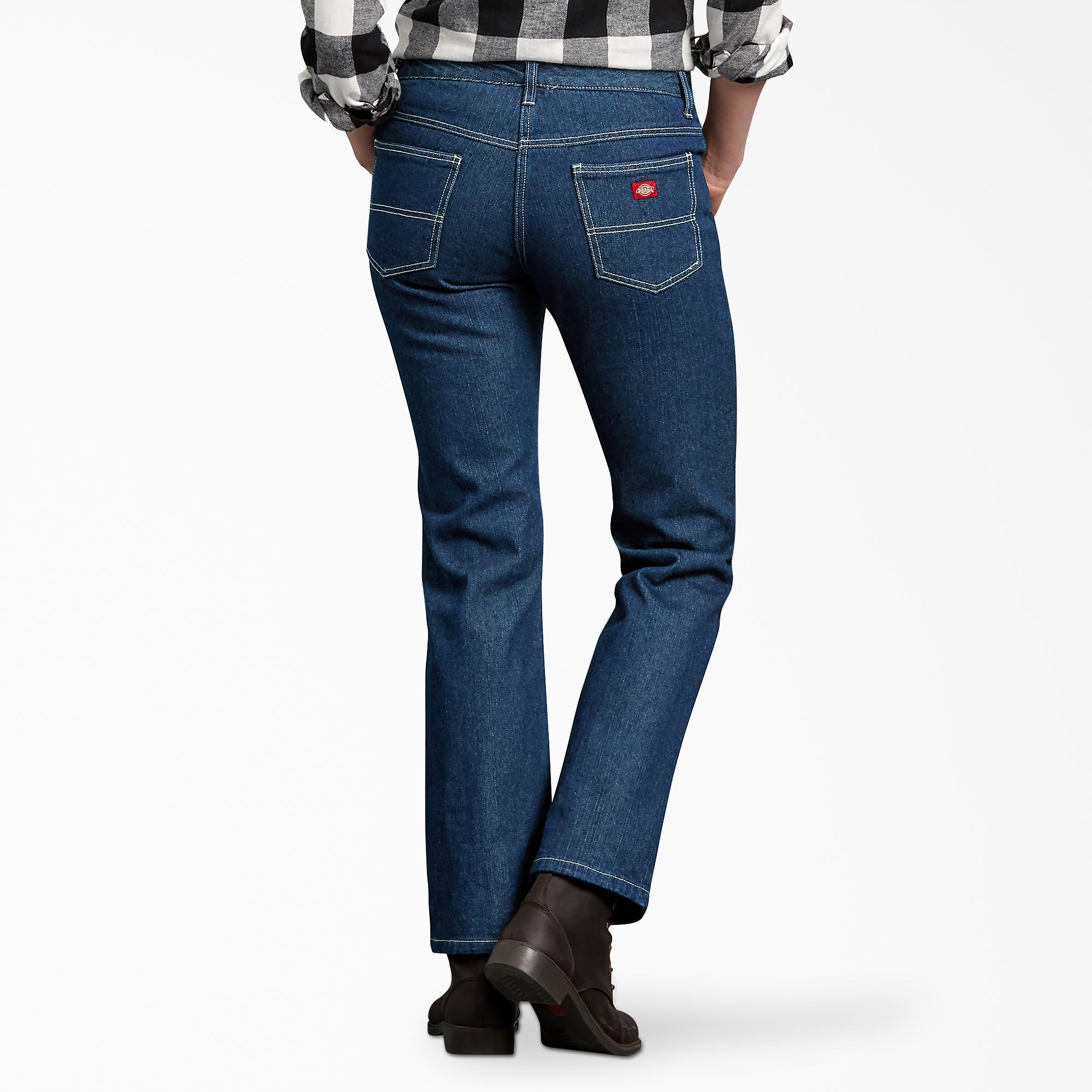 Women's Denim Flannel Lined Relaxed Fit Jeans