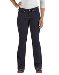 Women's Curvy Fit Bootcut Leg Denim Jeans