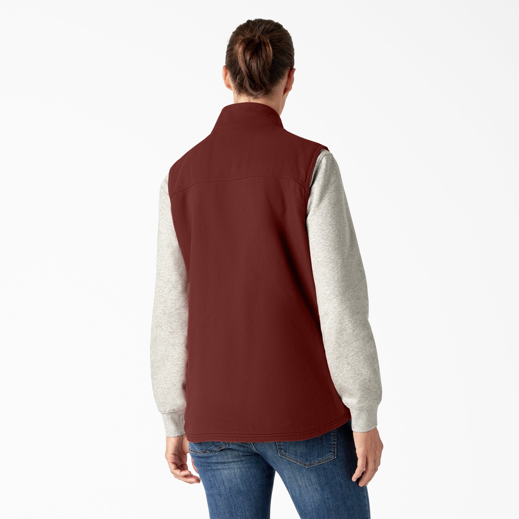 Women's Fleece Lined Duck Canvas Vest