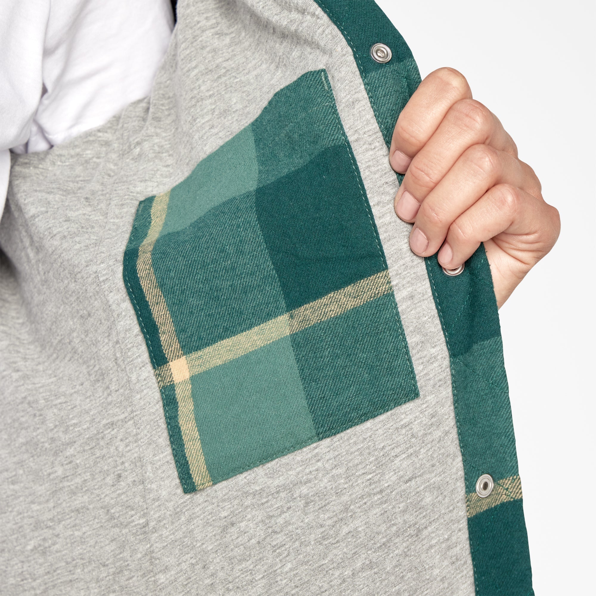 Women's Flannel Hooded Shirt Jacket