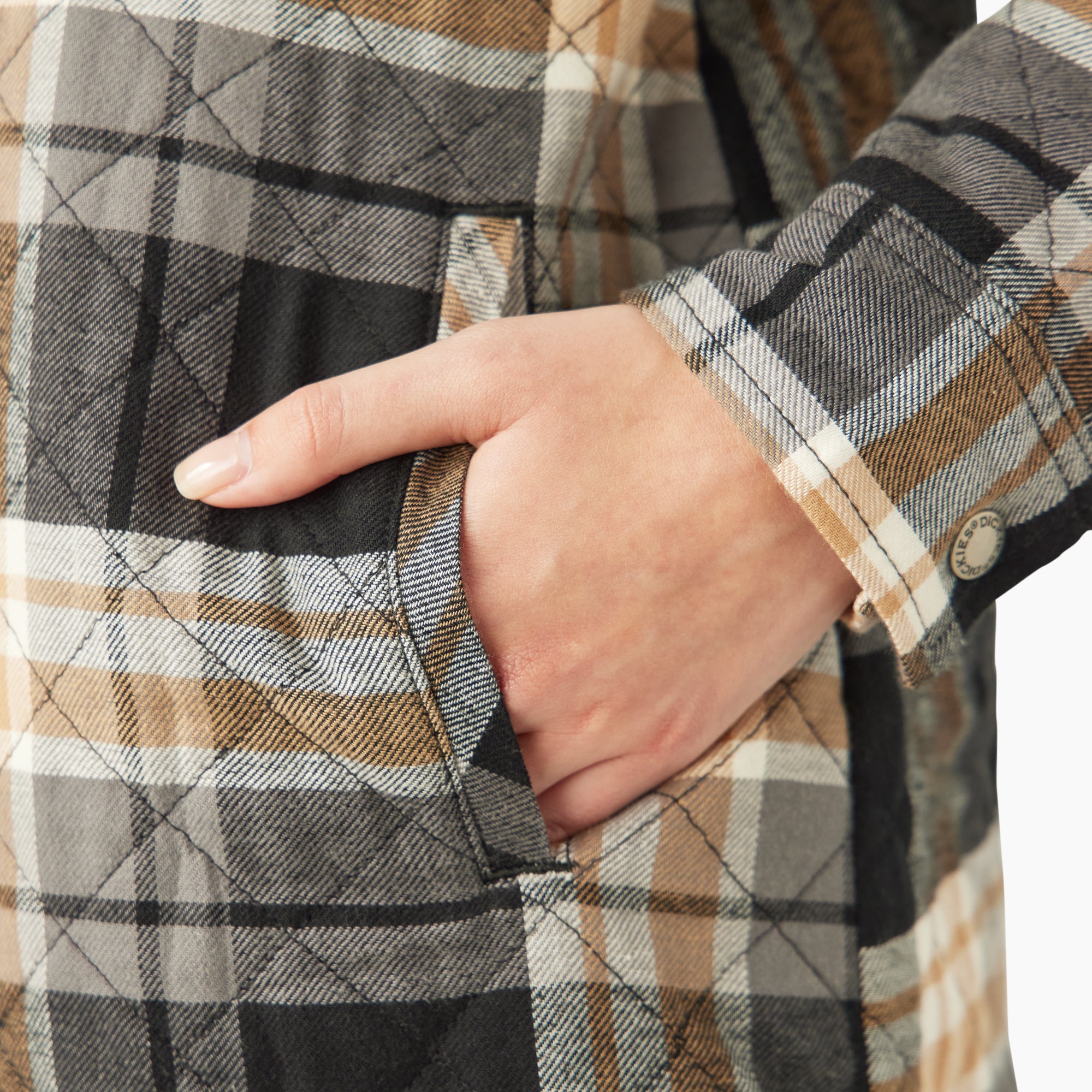 Women's Flannel Hooded Shirt Jacket