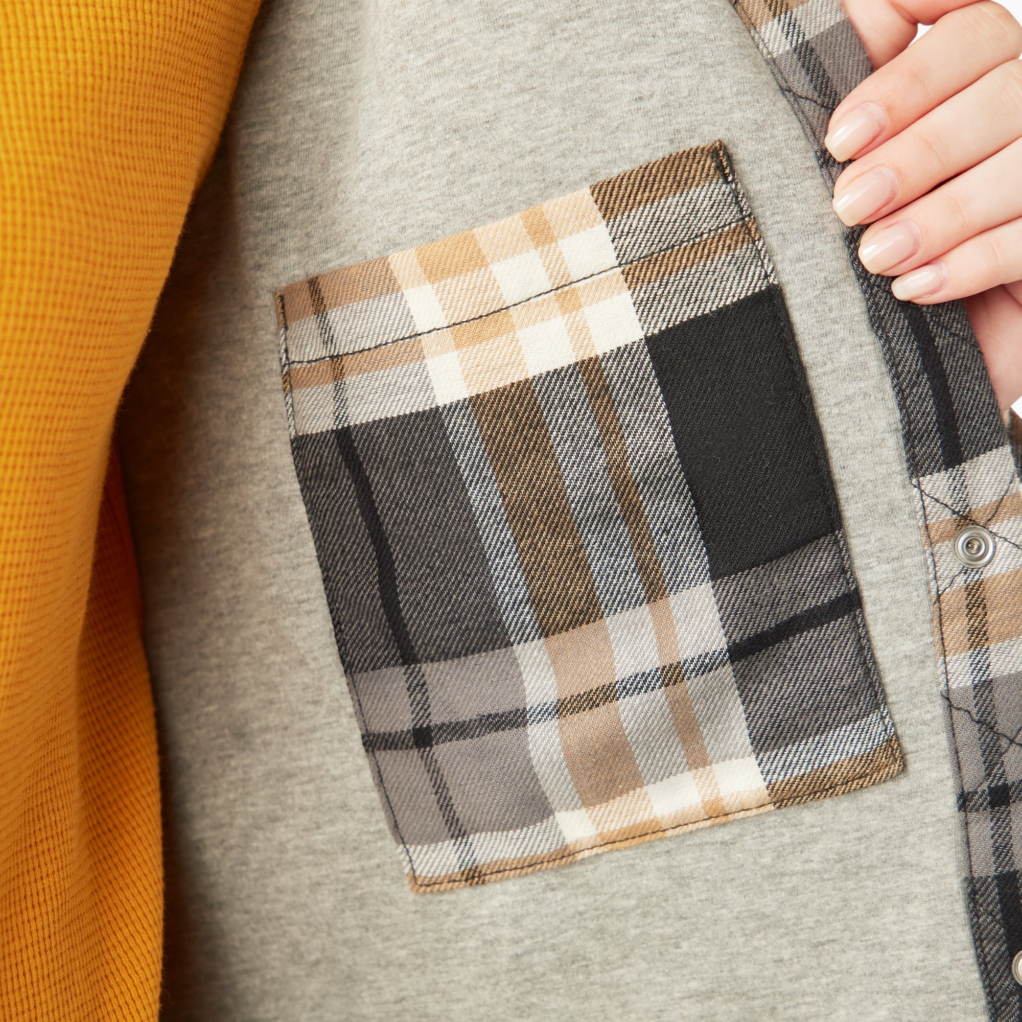 Women's Flannel Hooded Shirt Jacket