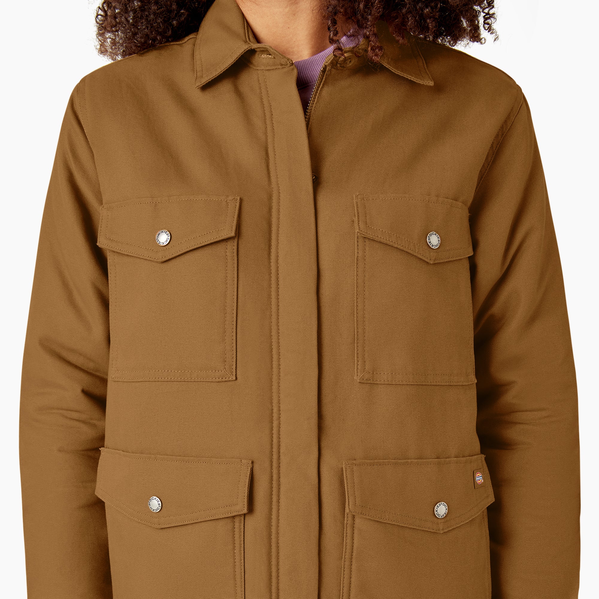 Women's Duck High Pile Fleece Lined Chore Coat