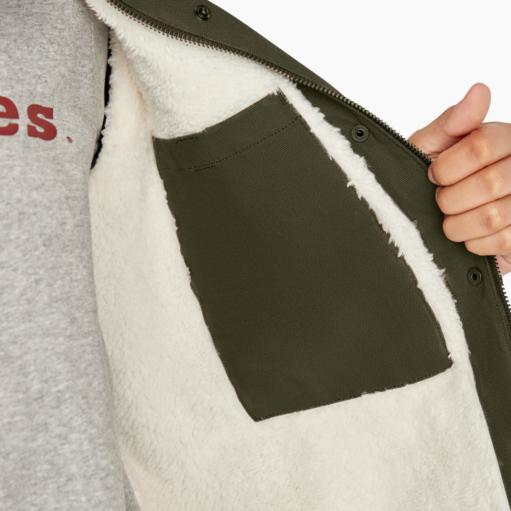 Women's Duck High Pile Fleece Lined Chore Coat