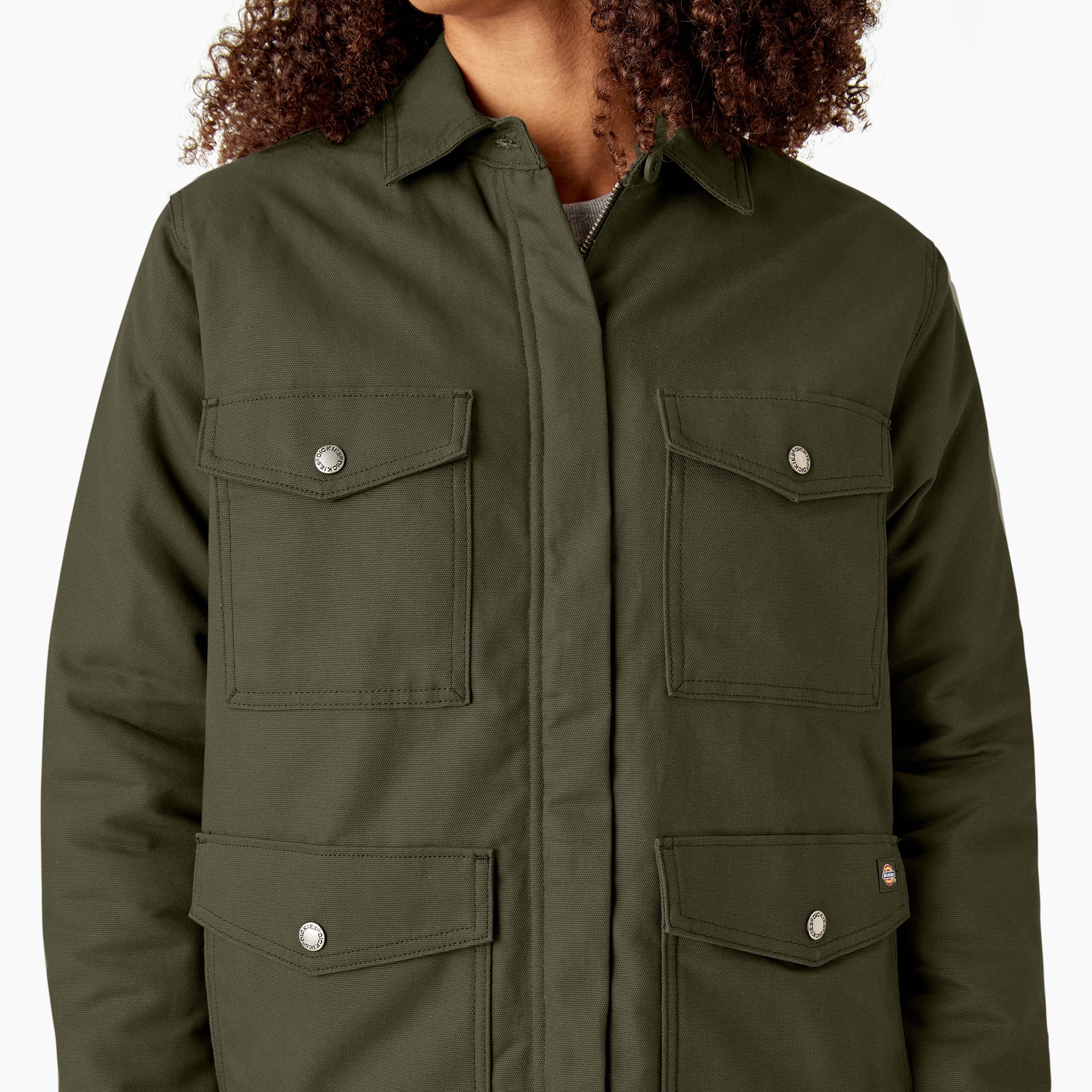 Women's Duck High Pile Fleece Lined Chore Coat