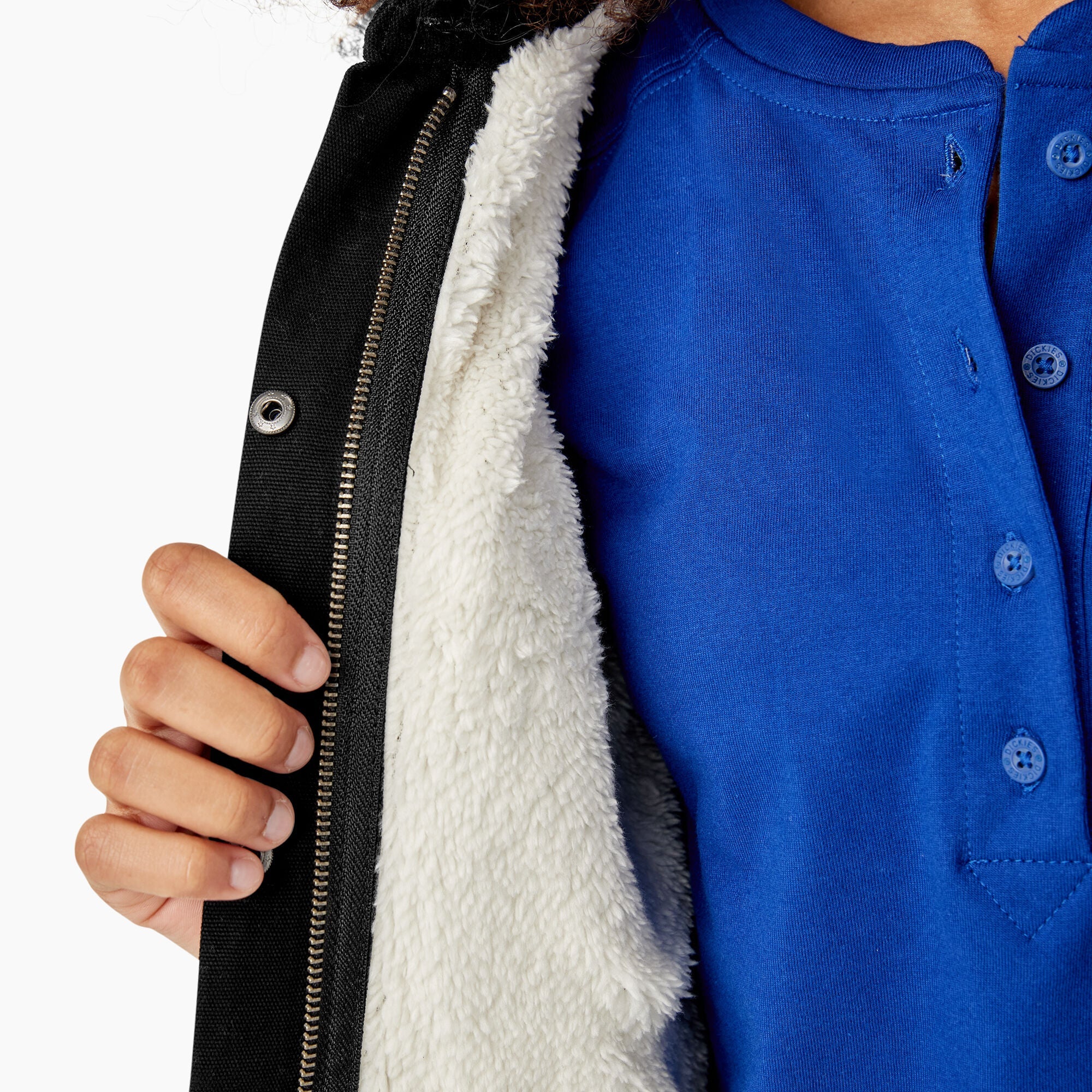 Women's Duck High Pile Fleece Lined Chore Coat