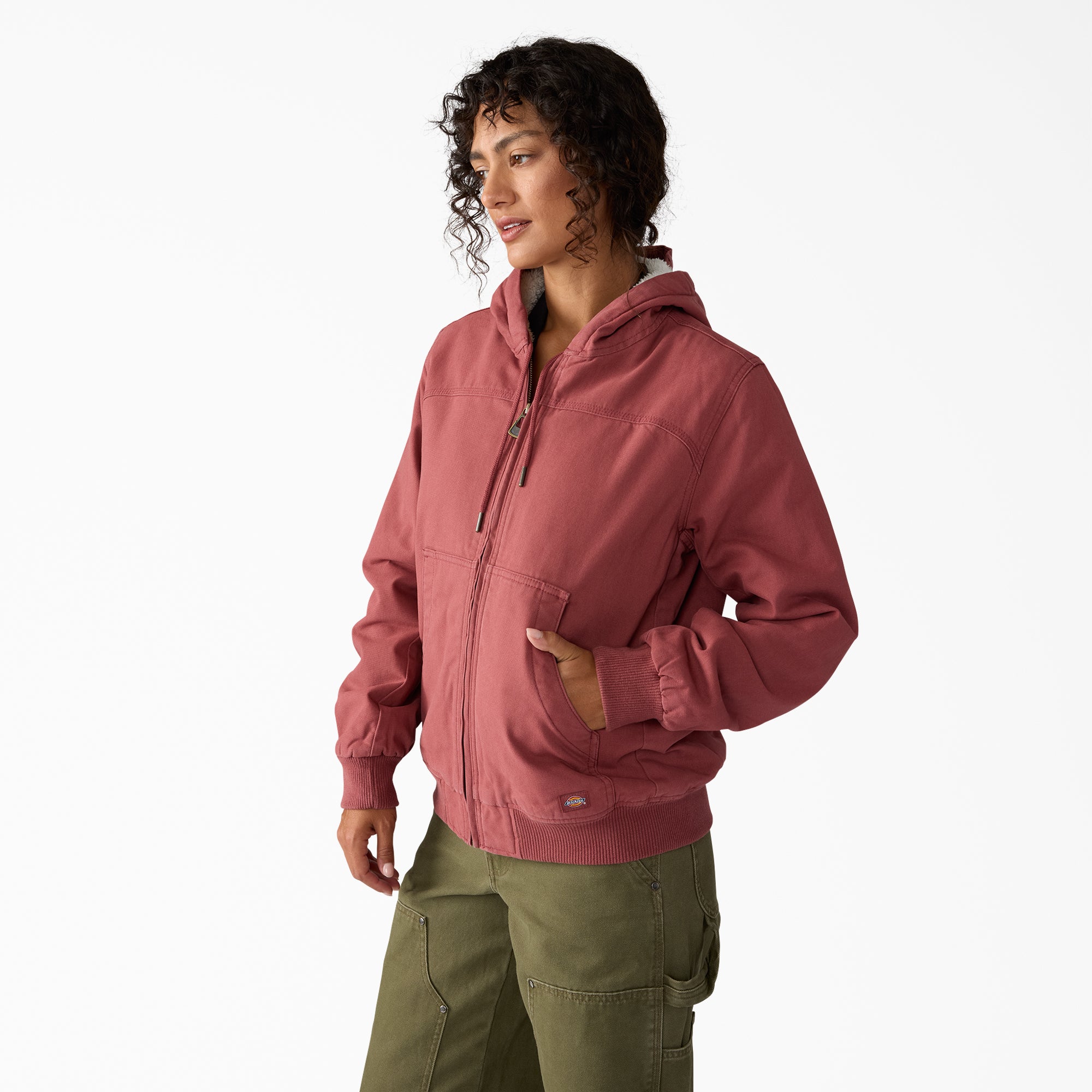 Women's Fleece Lined Duck Canvas Jacket