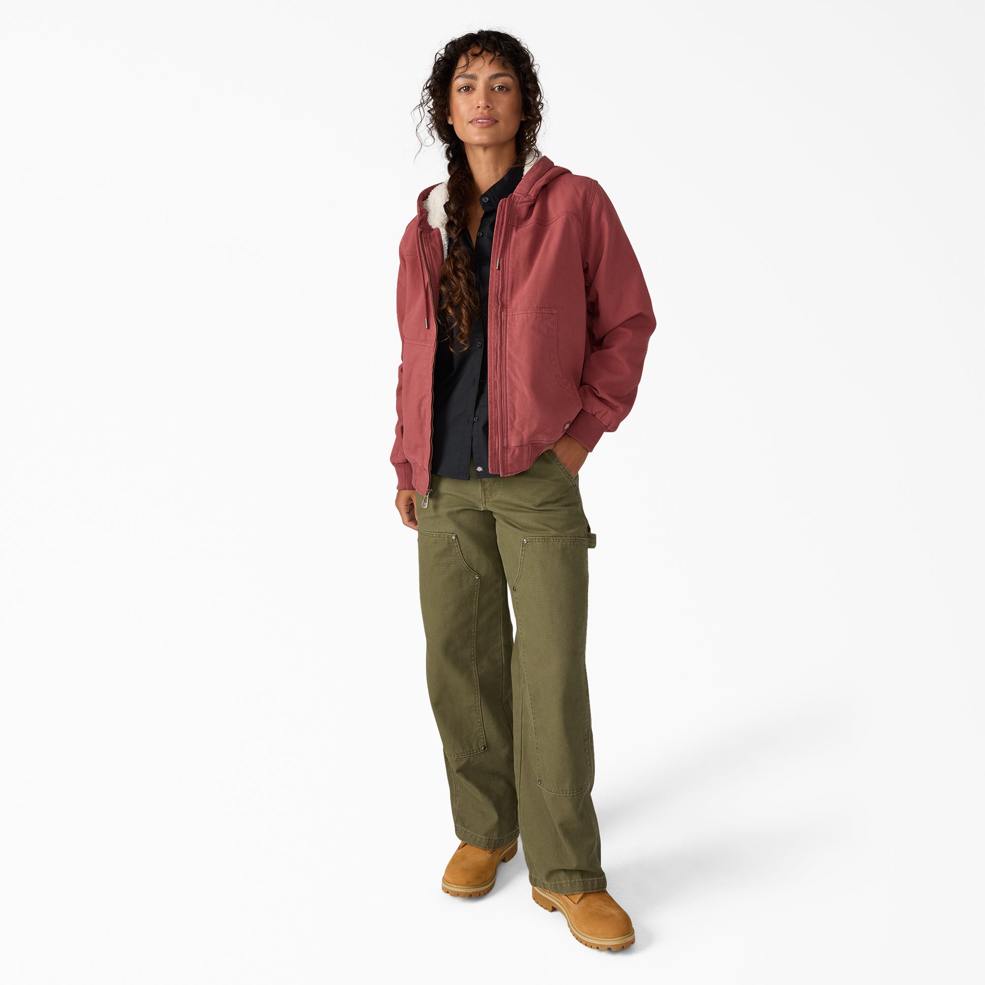 Women's Fleece Lined Duck Canvas Jacket