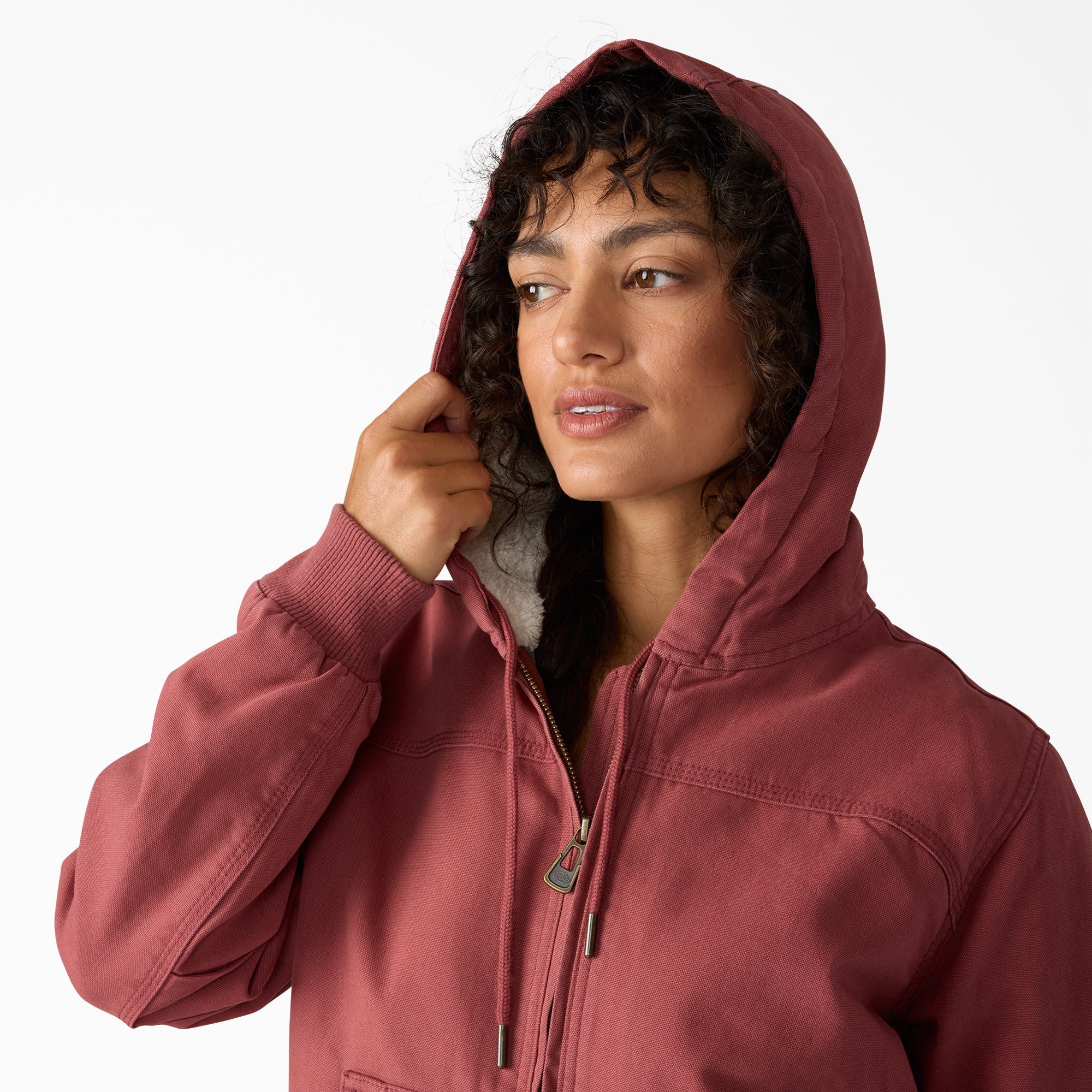 Women's Fleece Lined Duck Canvas Jacket