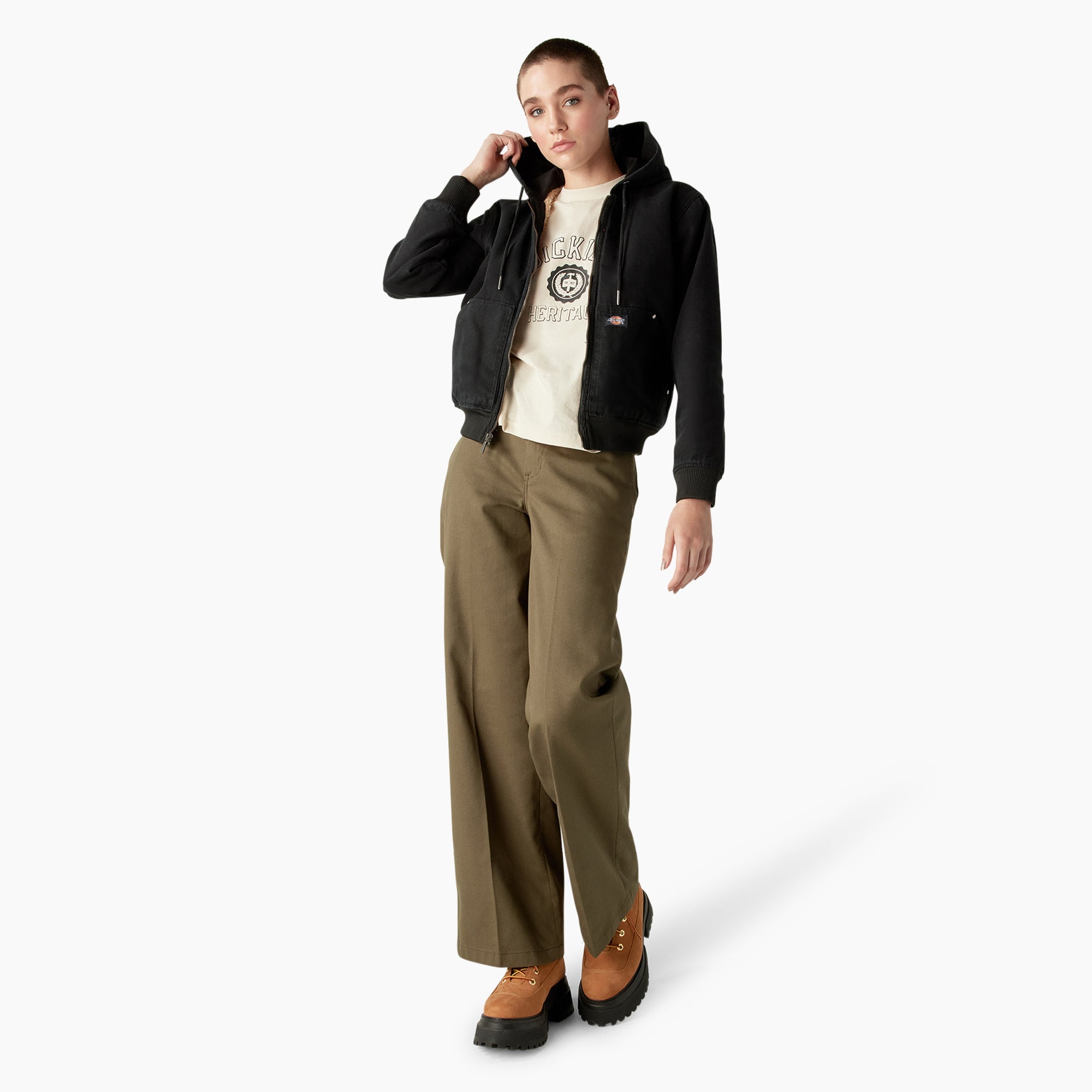 Women's Duck Canvas Fleece Lined Jacket