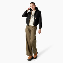 Women's Duck Canvas Fleece Lined Jacket