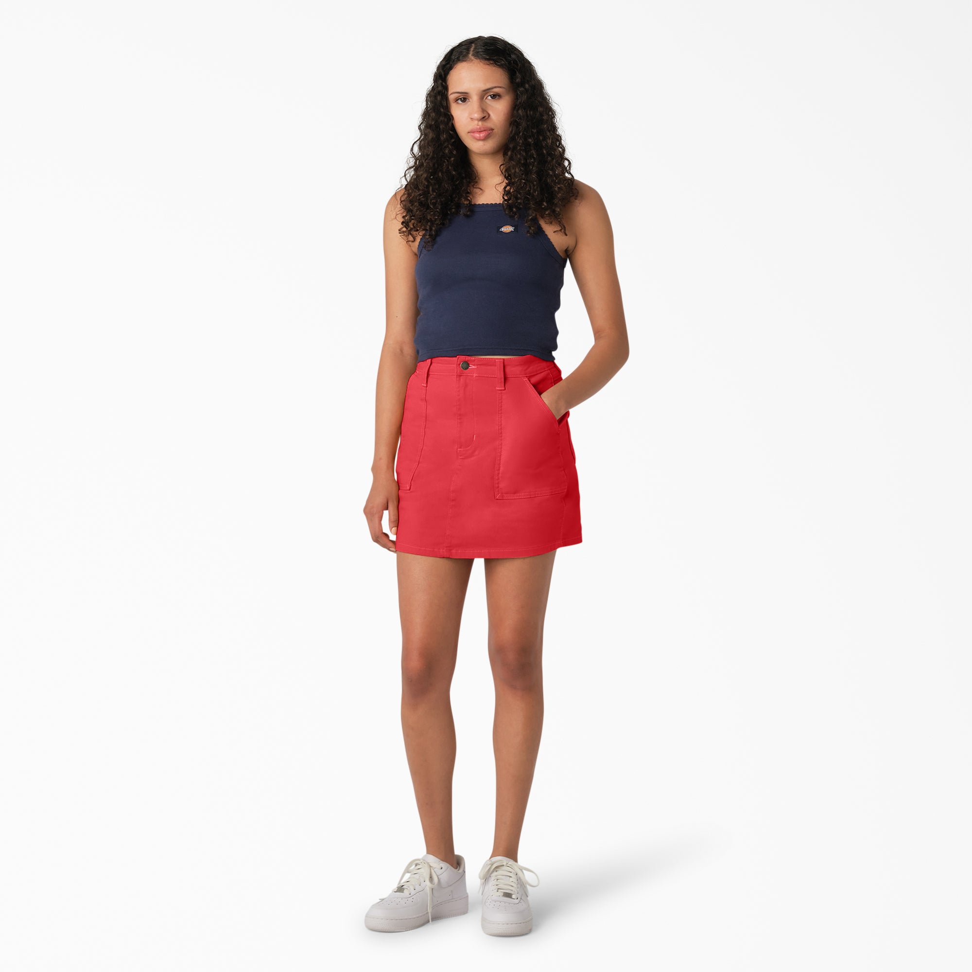 Women's High Waisted Carpenter Skirt