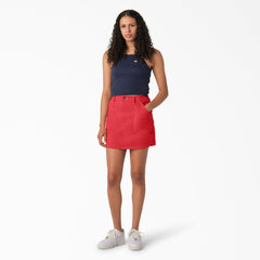 Women's High Waisted Carpenter Skirt