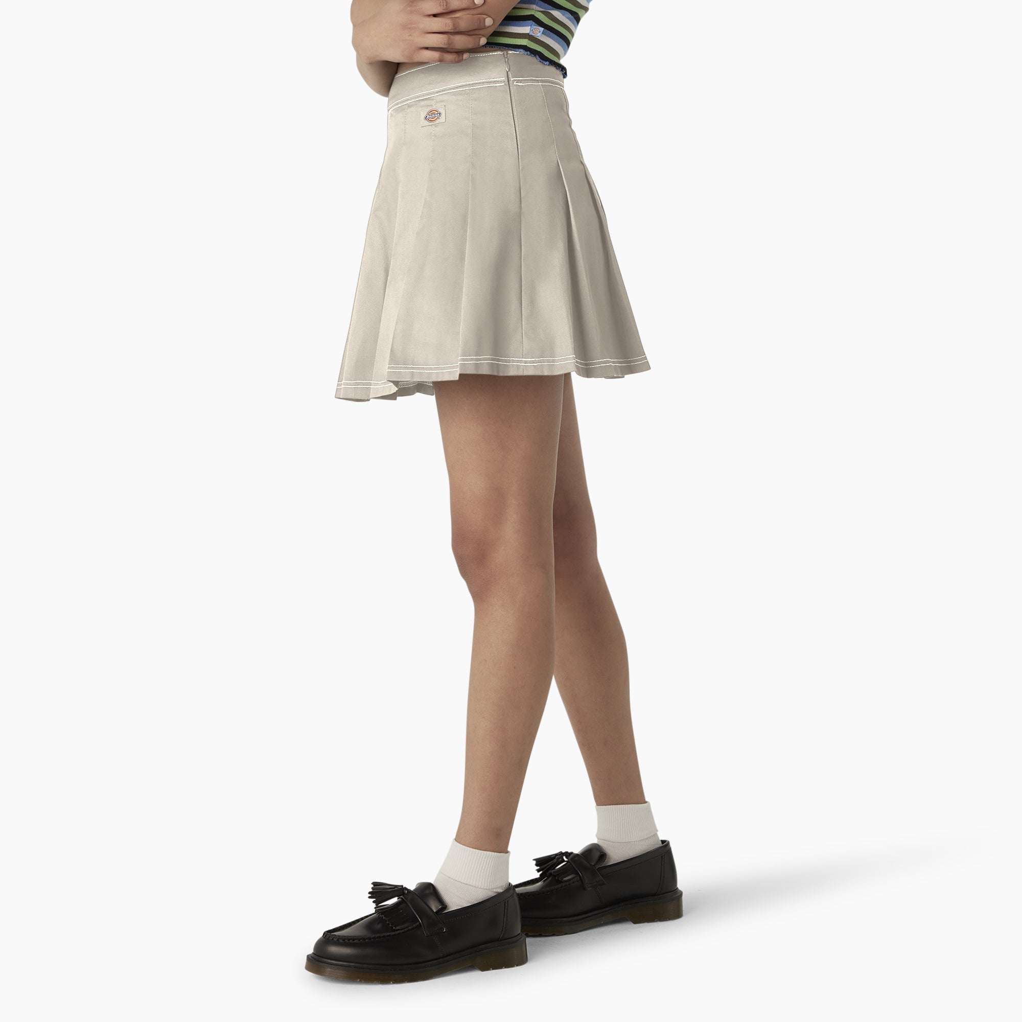 Women's Twill Pleated Skirt