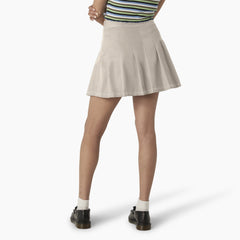 Women's Twill Pleated Skirt
