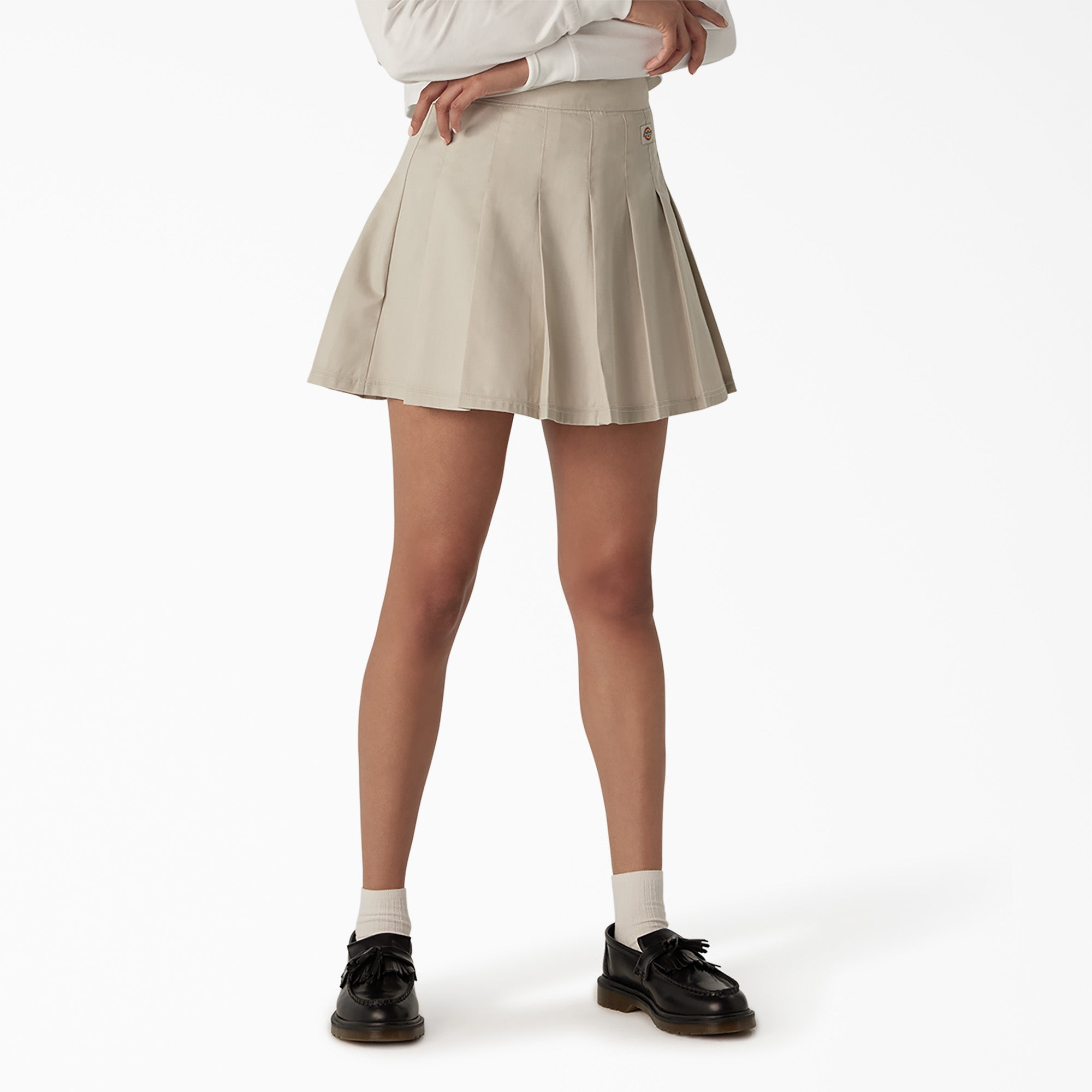 Women's Twill Pleated Skirt
