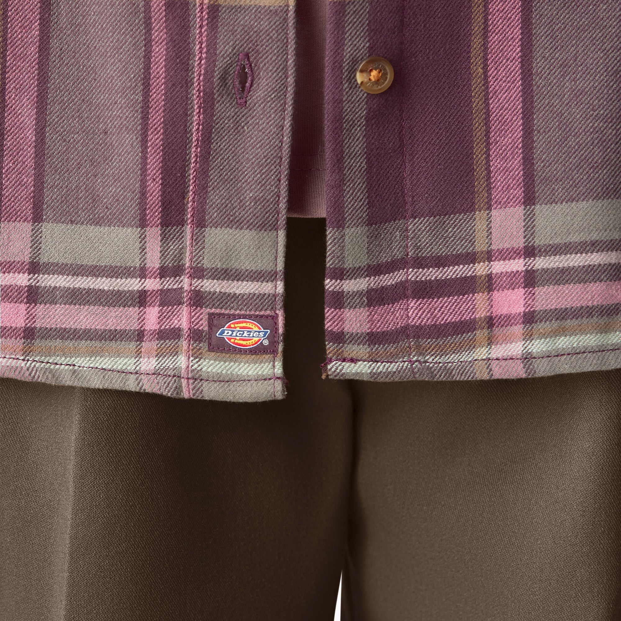 Women's Plaid Flannel Long Sleeve Shirt