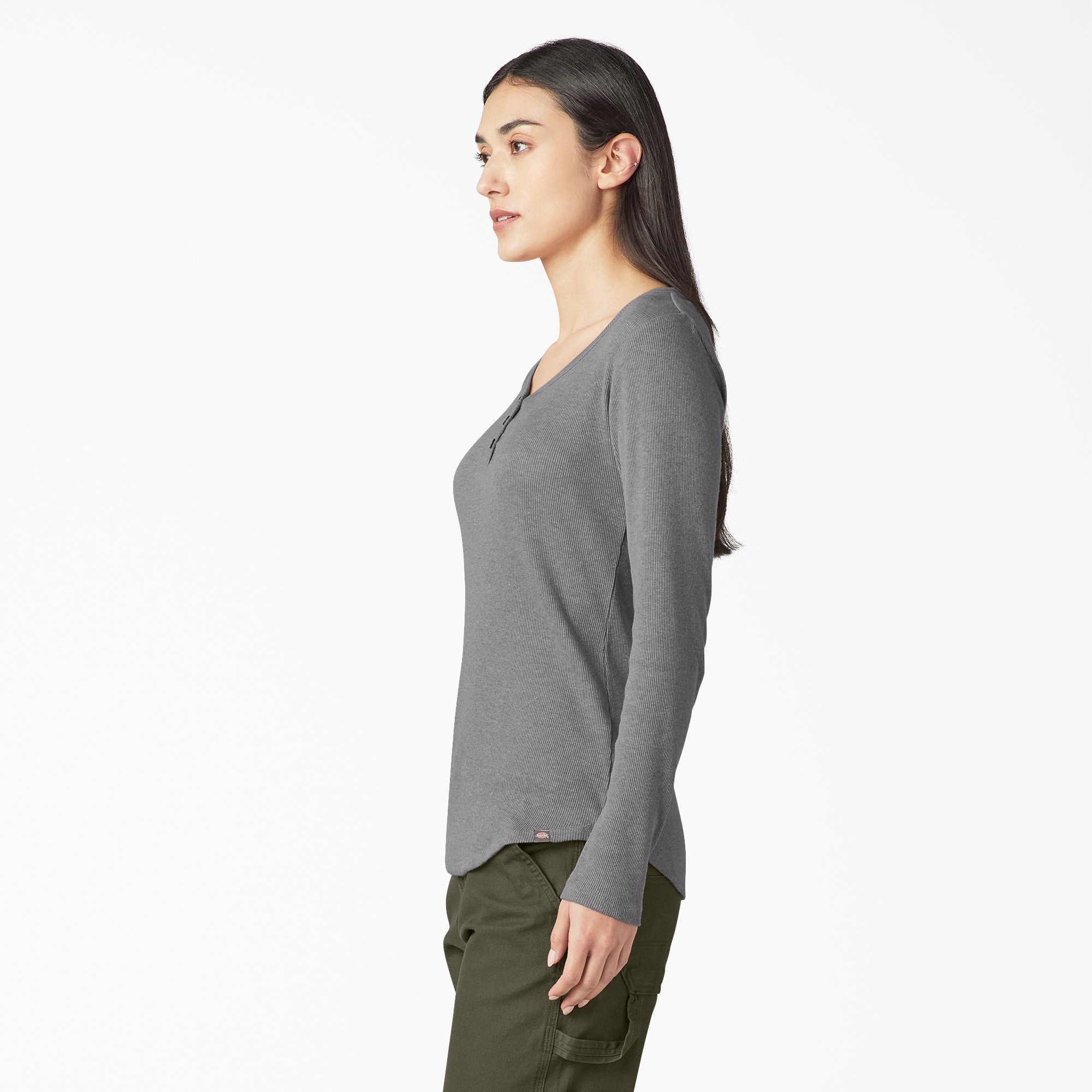 Women's Henley Long Sleeve Shirt