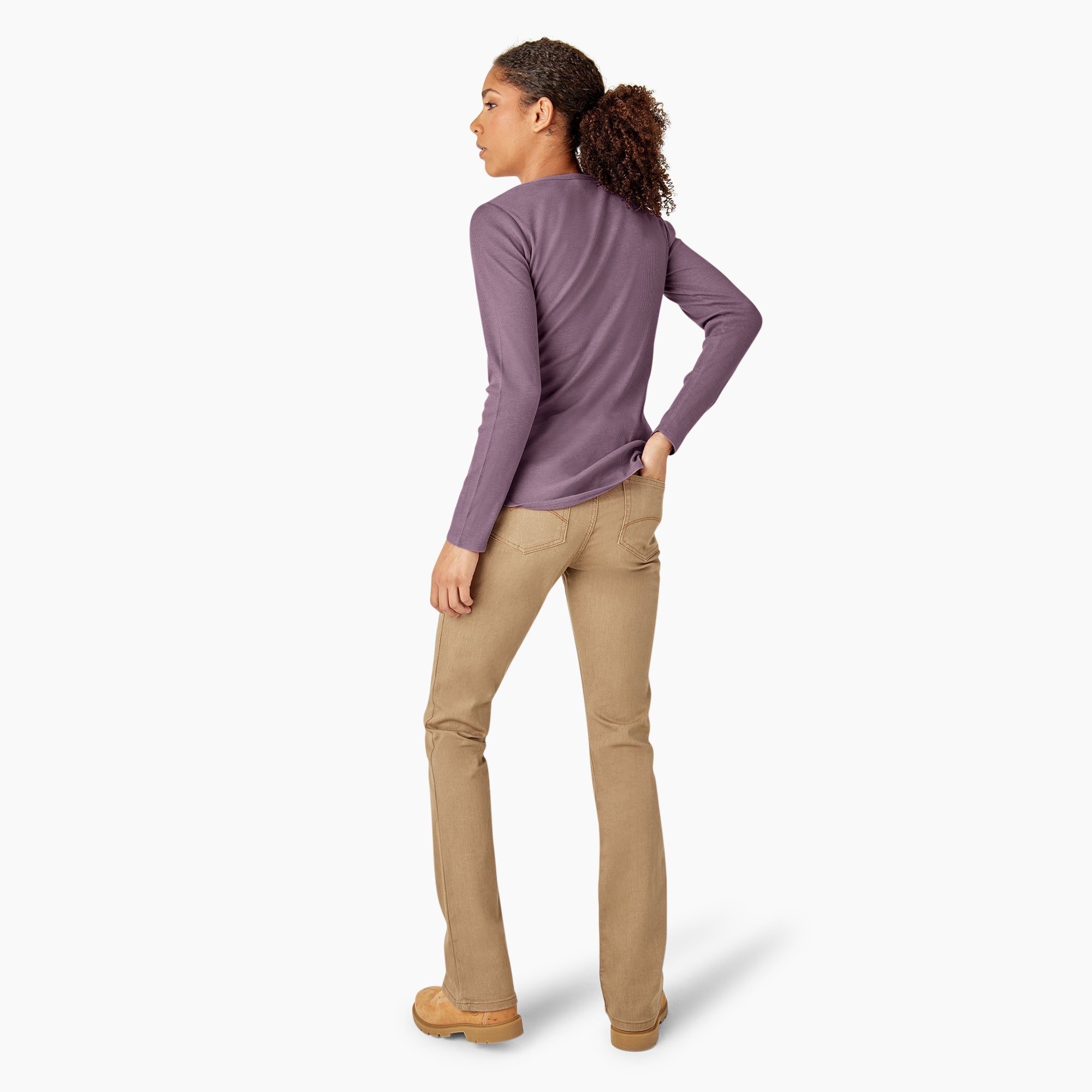 Women's Henley Long Sleeve Shirt