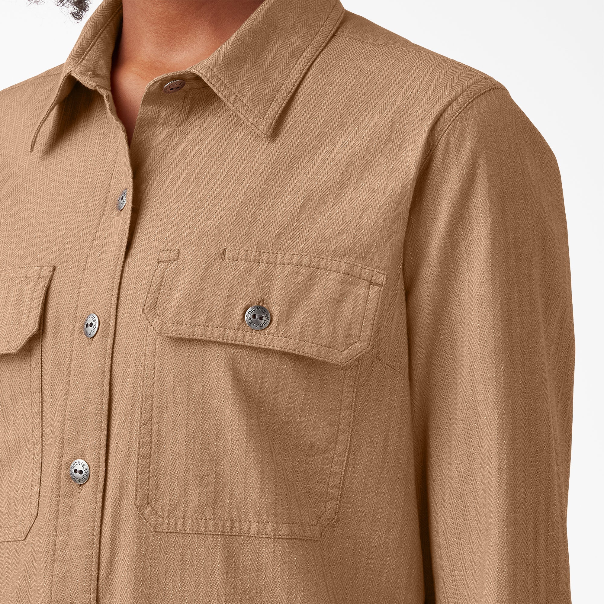 Women's Long Sleeve Roll-Tab Work Shirt