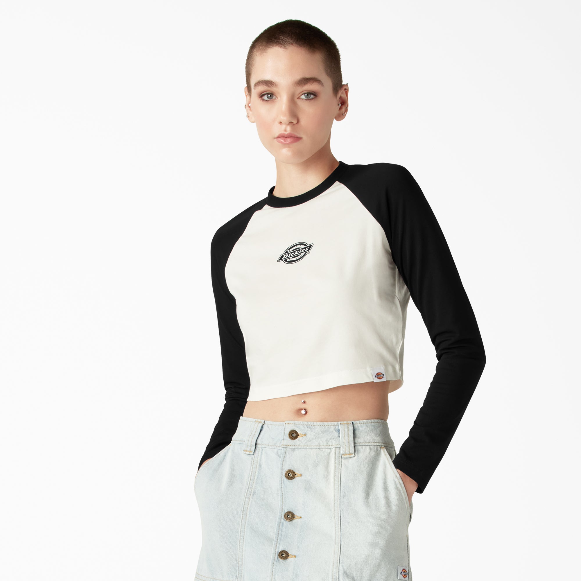 Women's Sodaville Long Sleeve Cropped T-Shirt