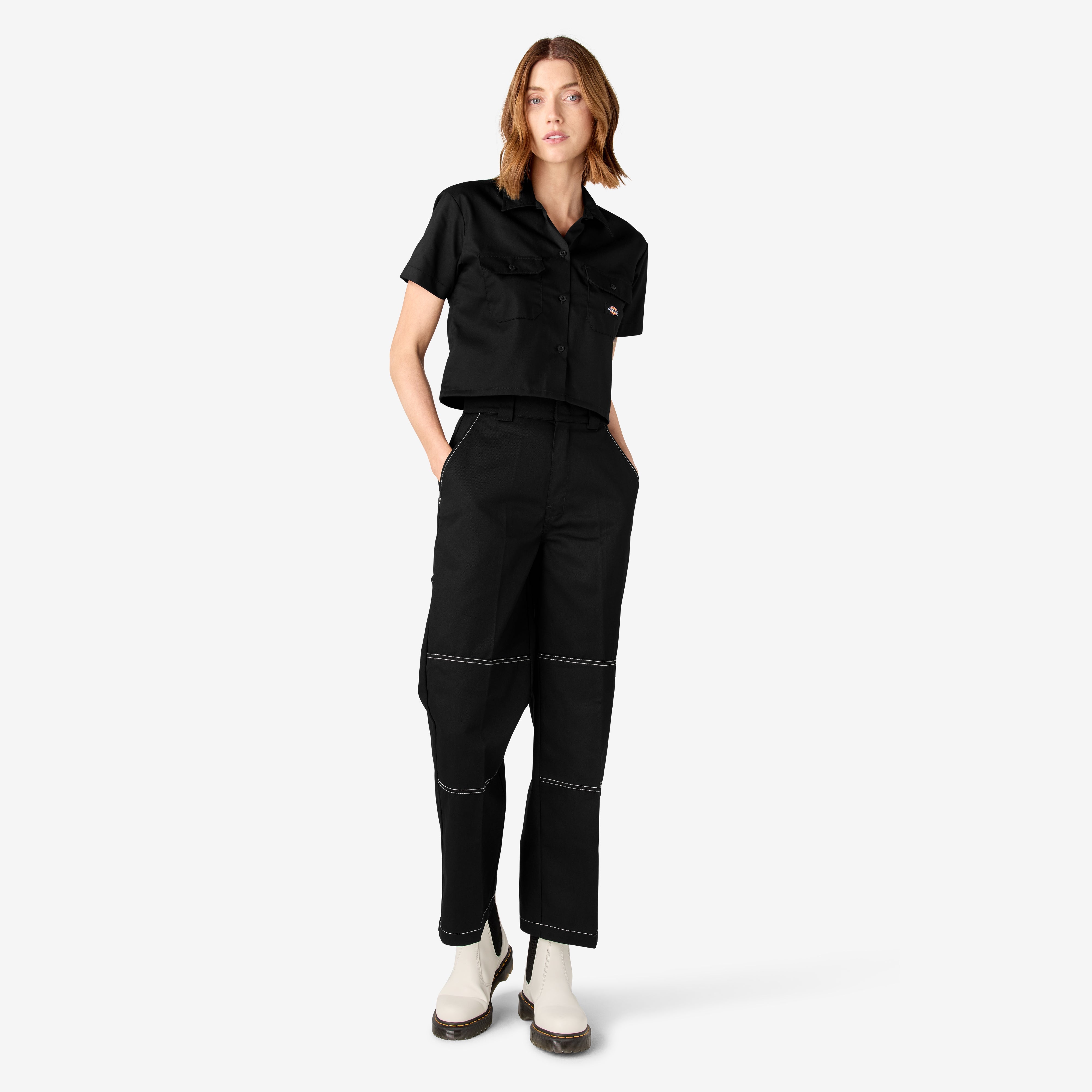Women's Relaxed Fit Double Knee Pants