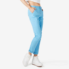 Women's Slim Straight Fit Roll Hem Carpenter Pants