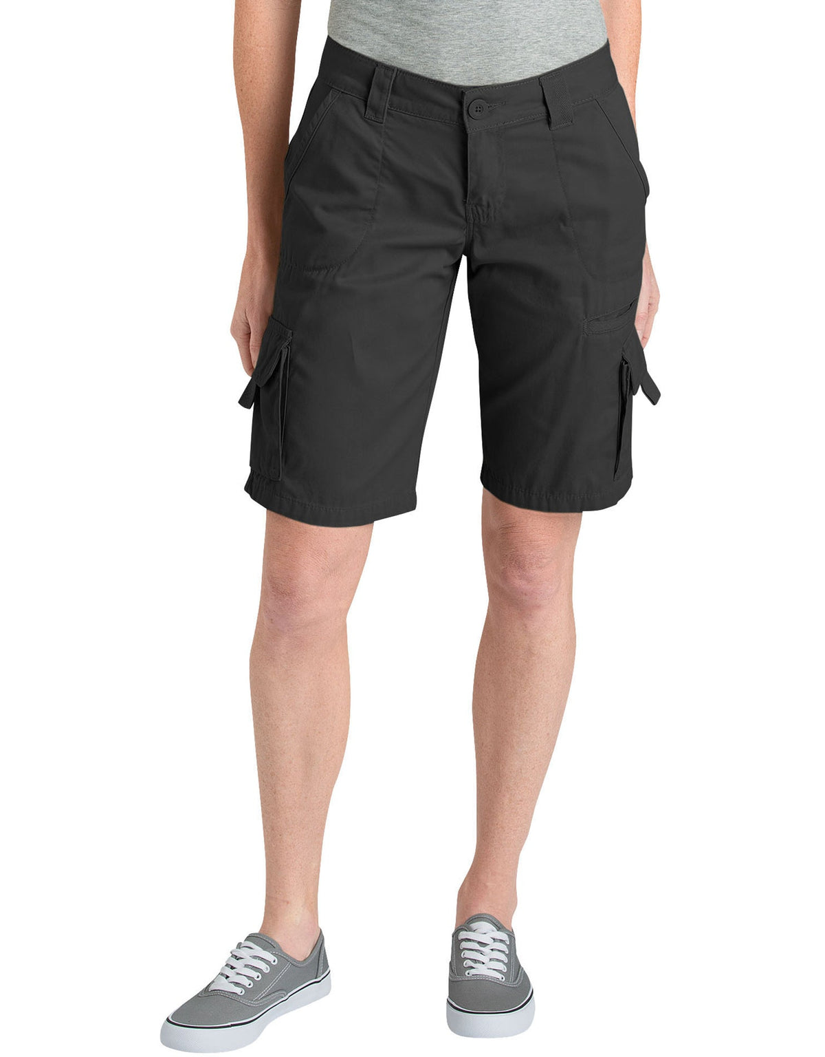 Women's 11" Relaxed Fit Cotton Cargo Shorts