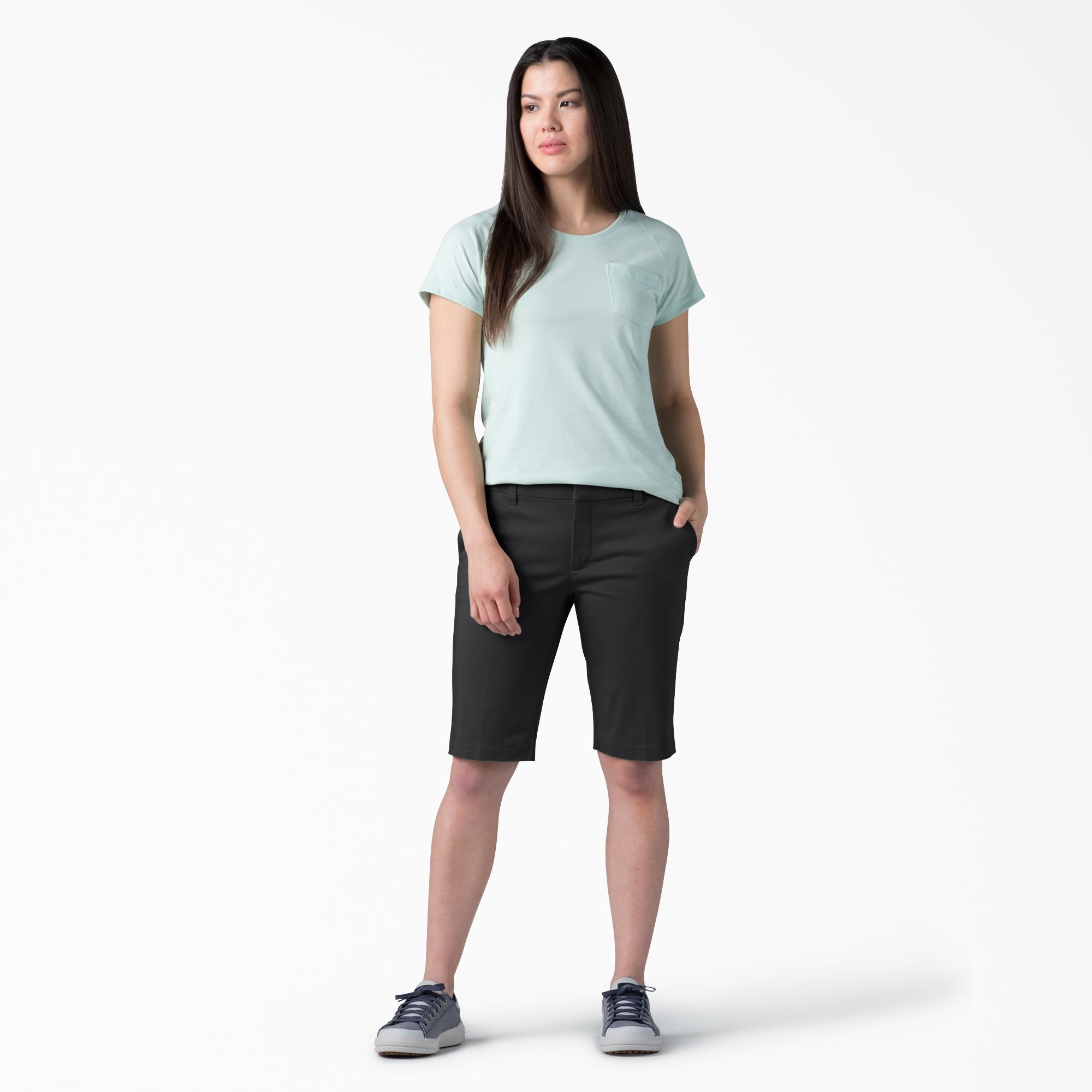 Women's Perfect Shape Straight Fit Bermuda Shorts, 11"
