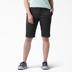 Women's Perfect Shape Straight Fit Bermuda Shorts, 11"