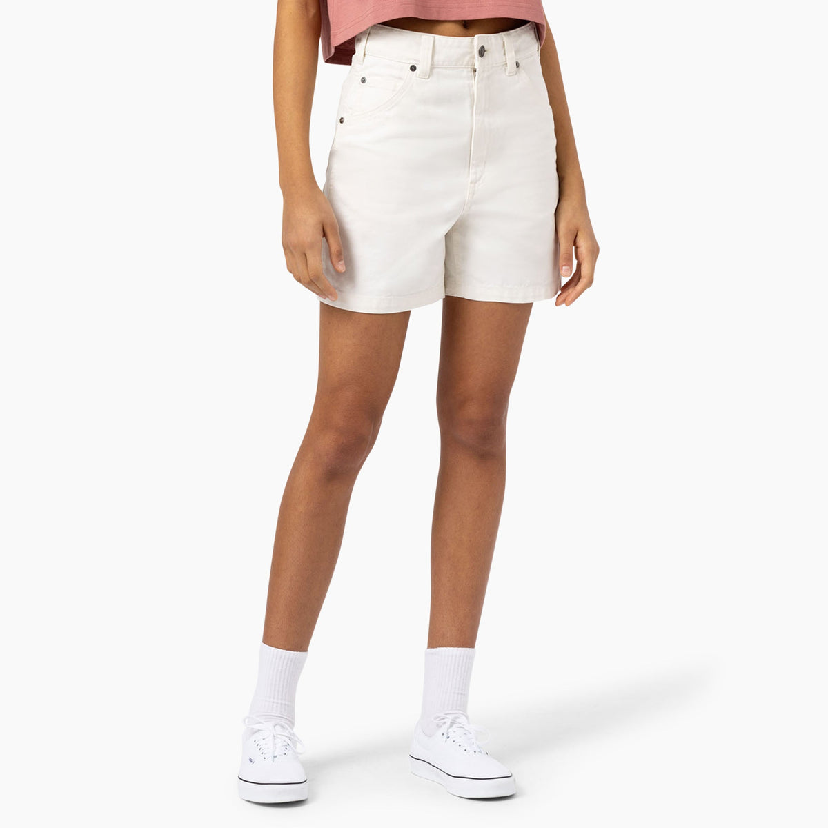 Women's Regular Fit Duck Shorts, 5"